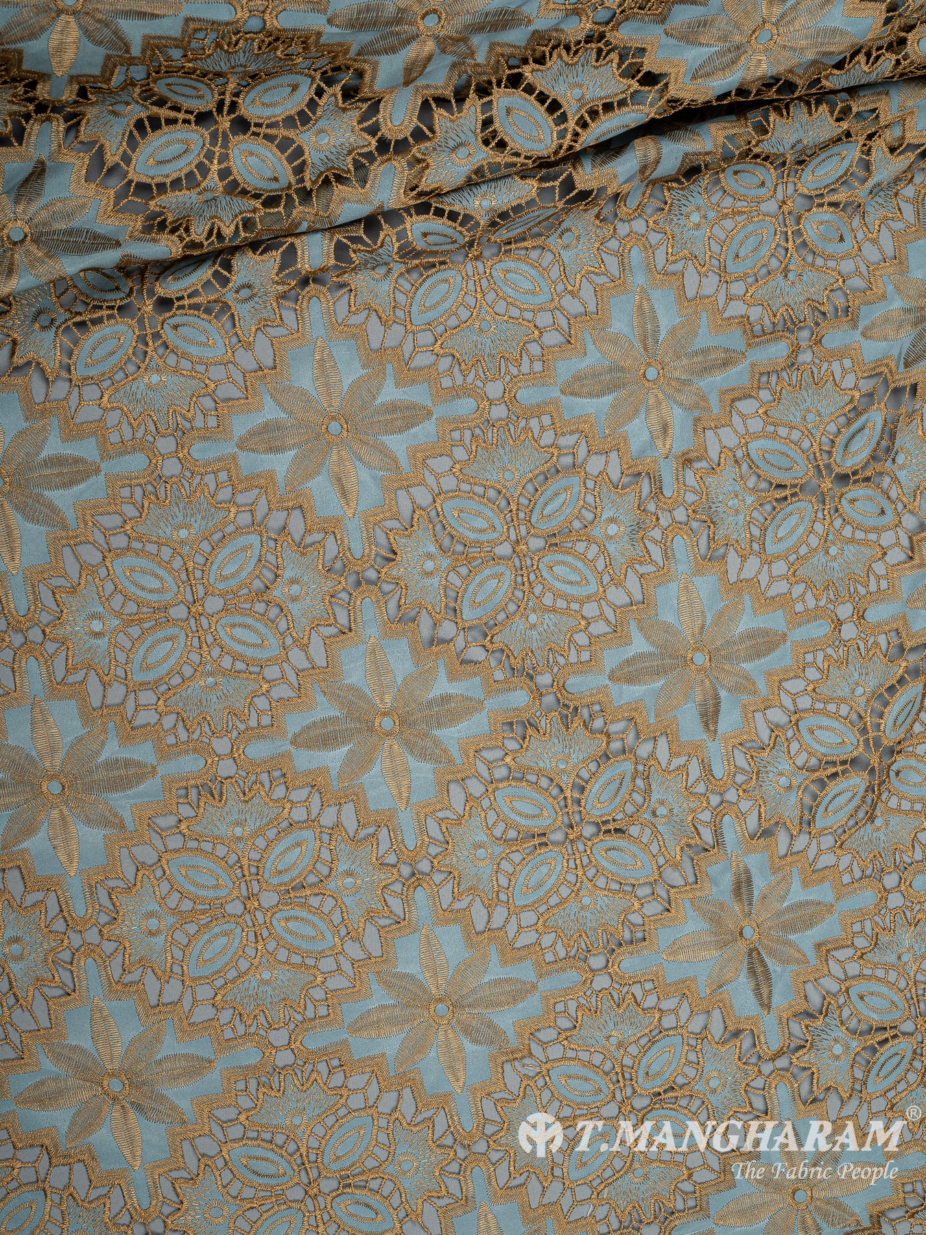 Multicolor Cotton Embroidery Fabric - EC9322 view-3