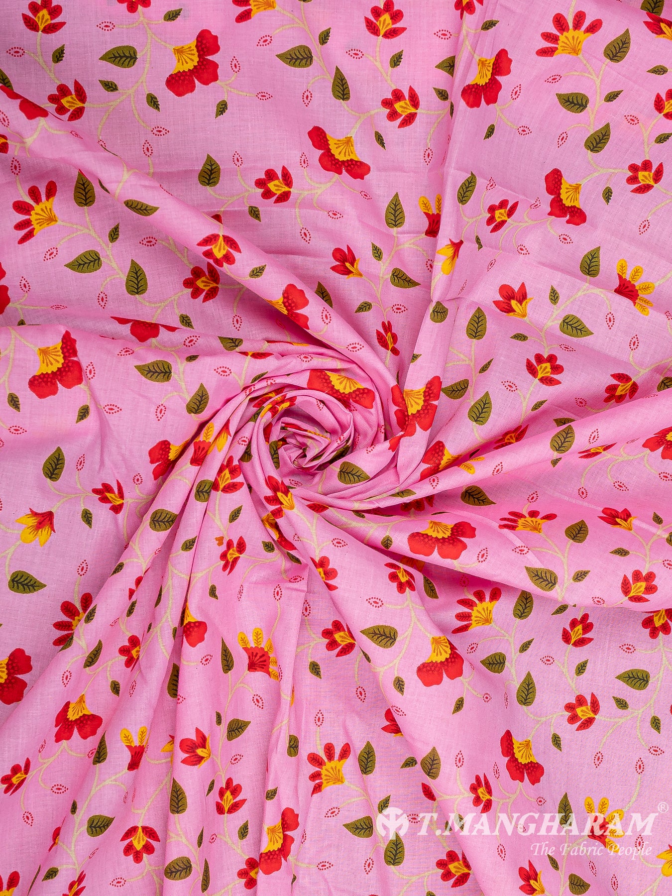 Pink Cotton Fabric - EB7432 view-1