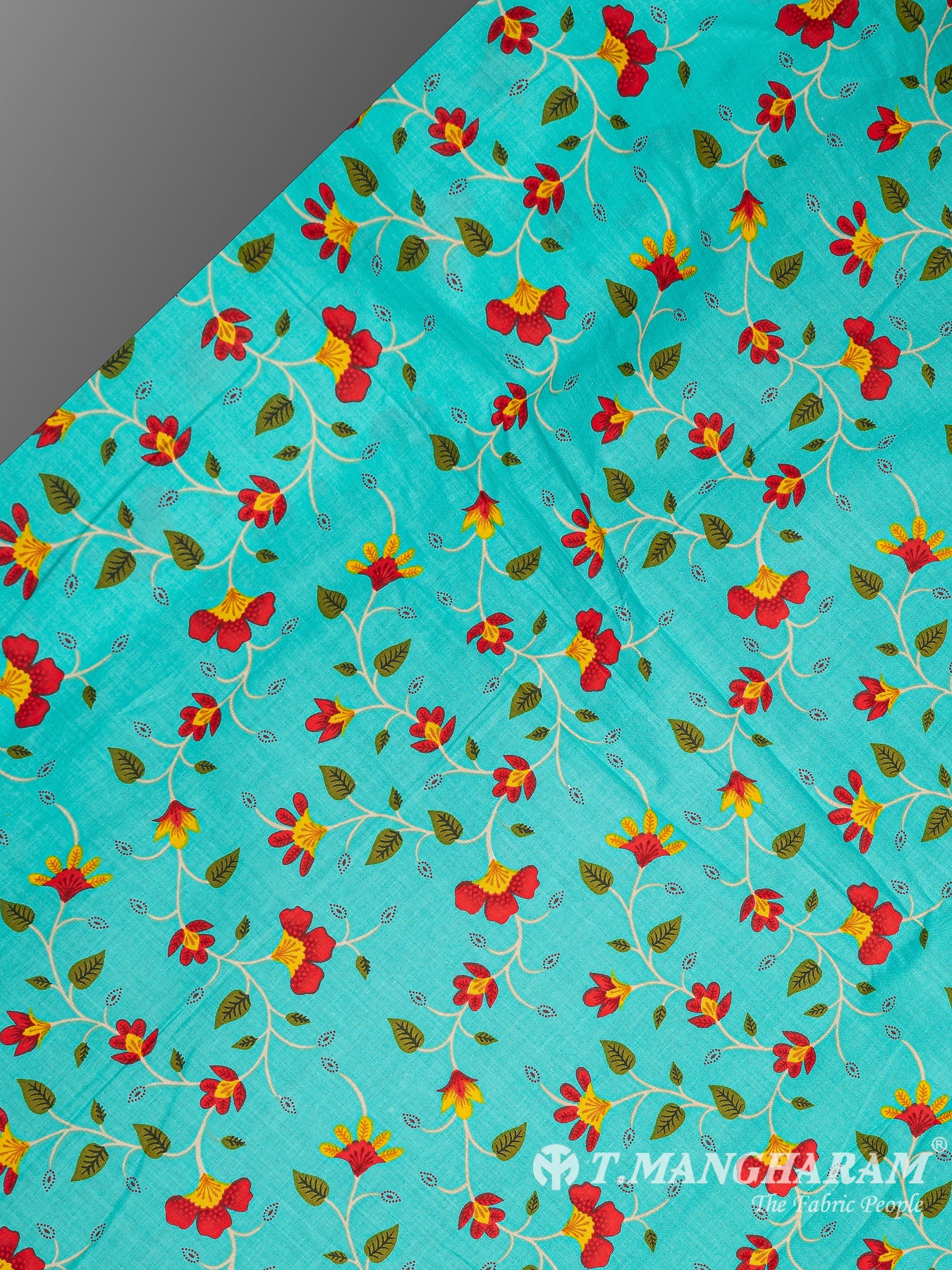 Green Cotton Fabric - EB7430 view-2