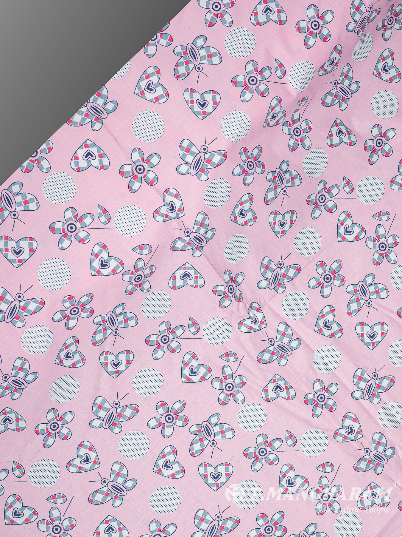 Pink Cotton Fabric - EC10432 view-2