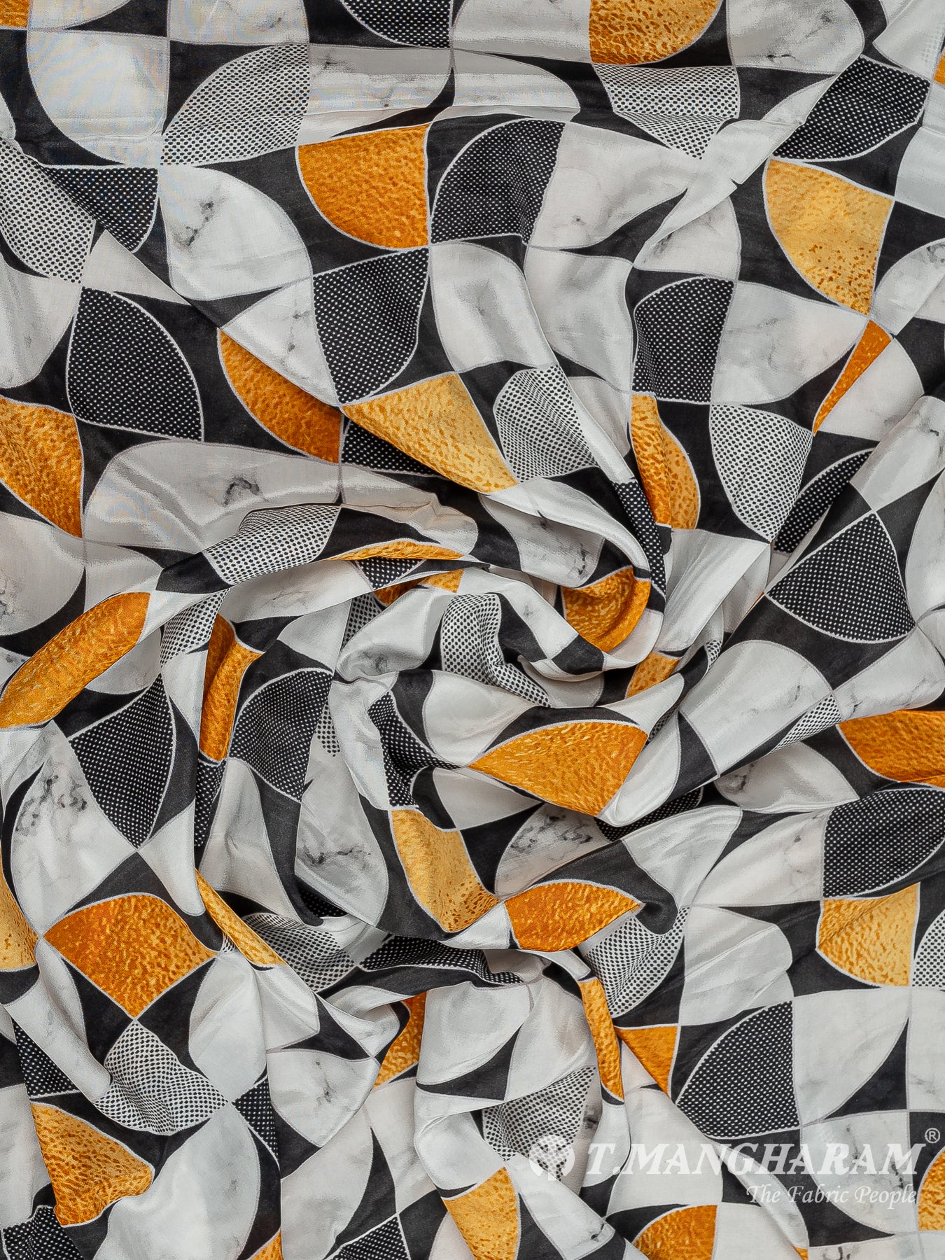 Black Crepe Fabric - EA3037 view-4