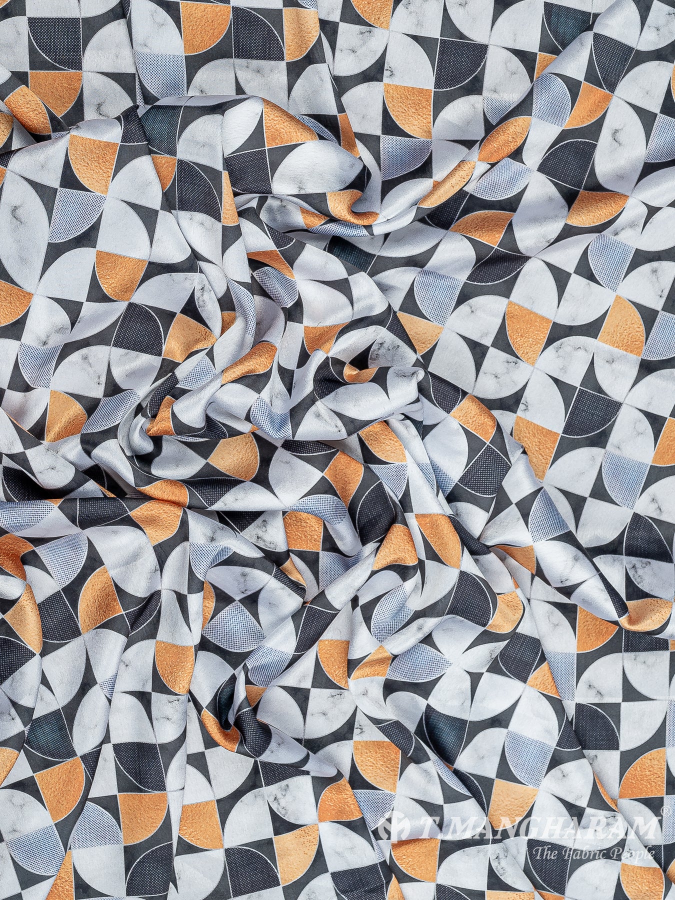 Black Satin Fabric - EC10517view-4
