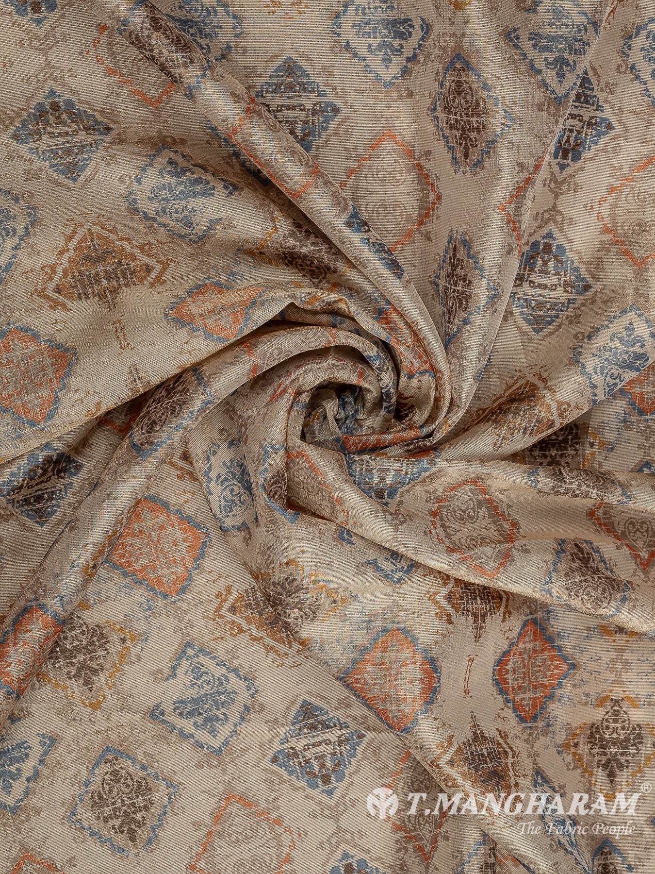 Beige Tissue Organza Fabric - EC10384 view-1