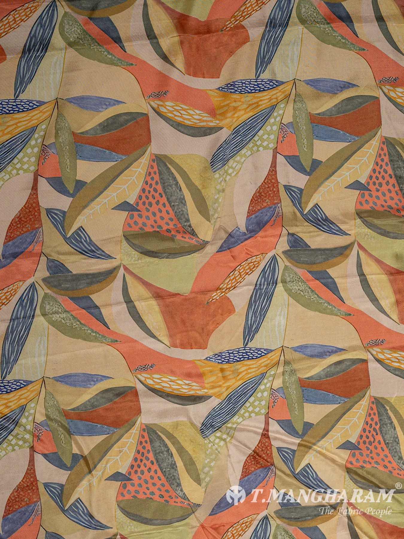 Yellow Crepe Fabric - EC10389 view-3