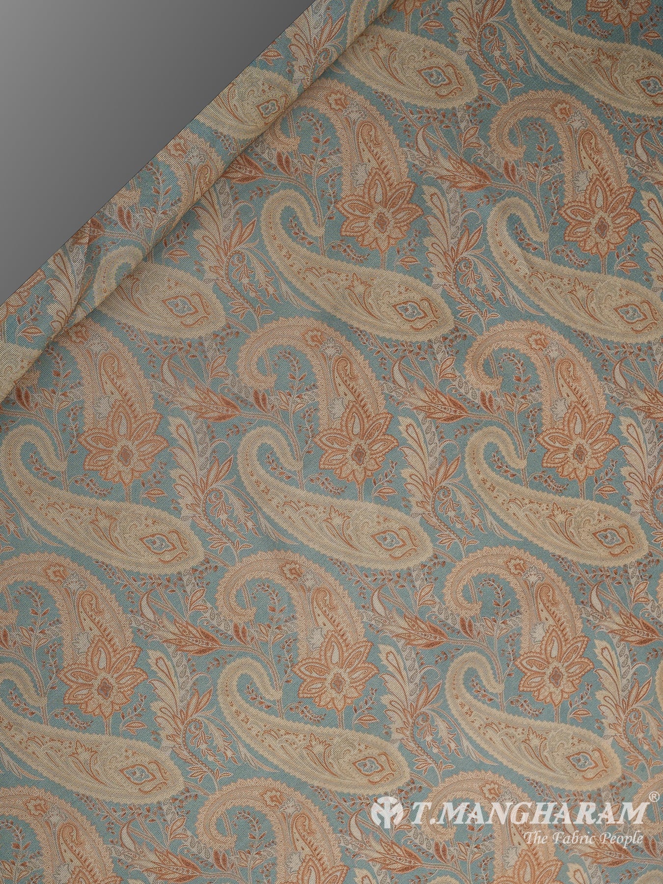 Blue Organza Fabric - EC10382 view-2