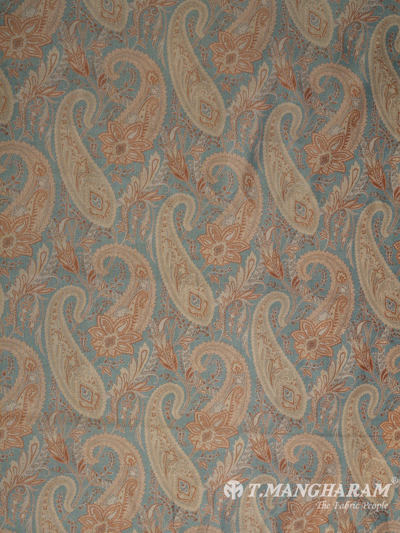 Blue Organza Fabric - EC10382 view-3