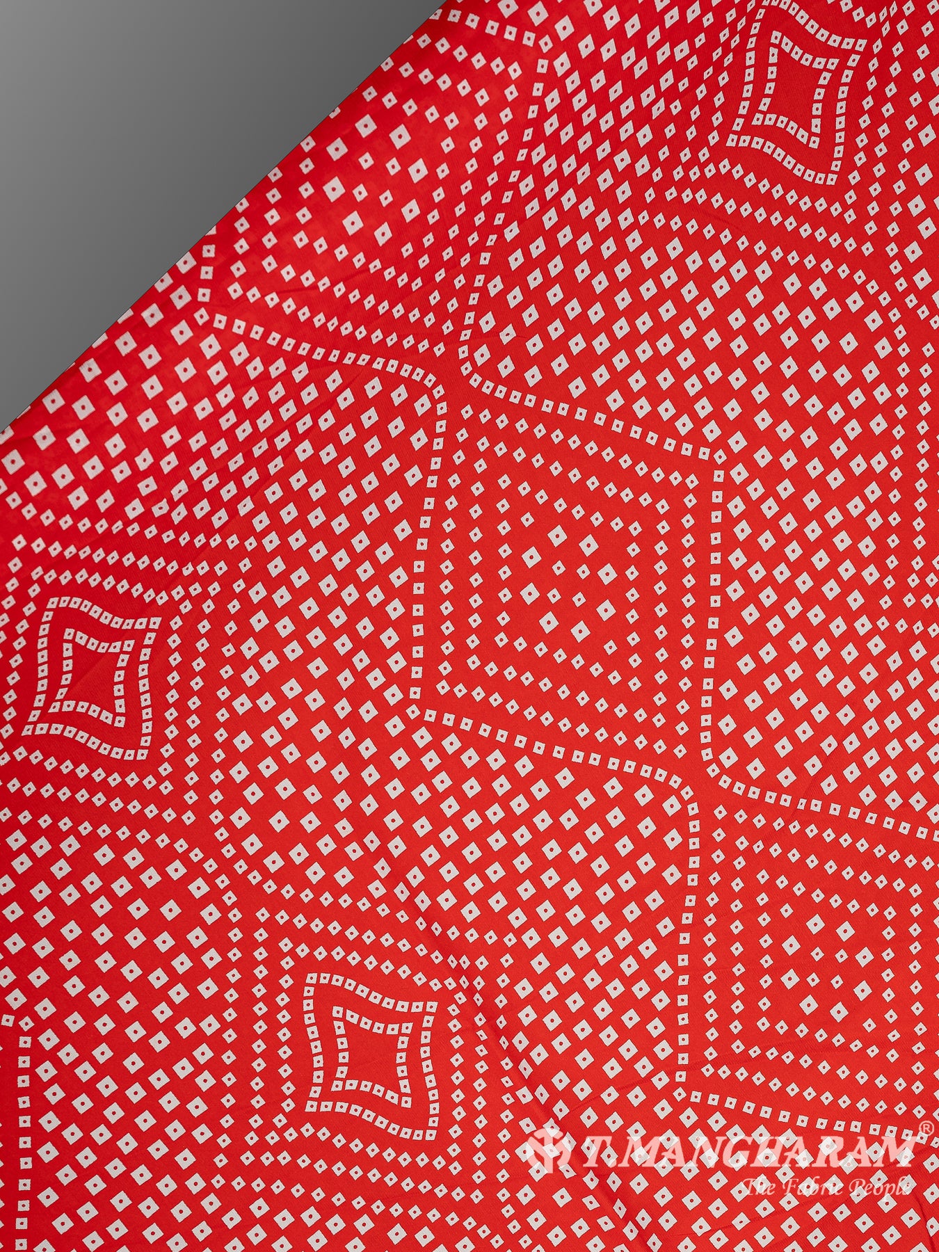 Red Crepe Fabric - EA3105 view-2