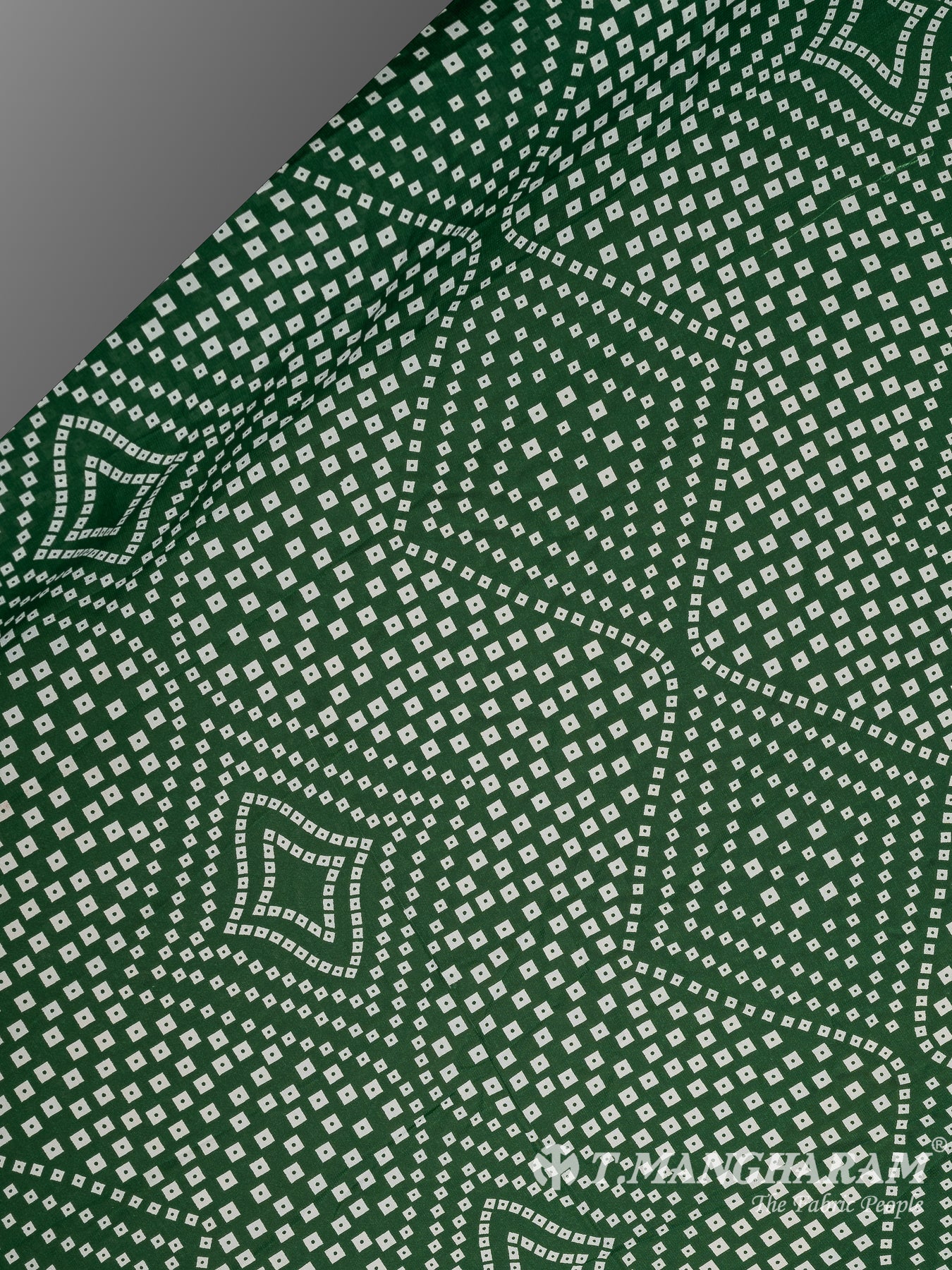 Green Crepe Fabric - EA3107 view-2