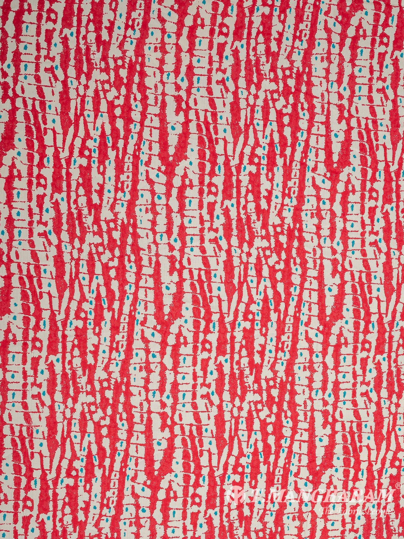 Red Crepe Fabric - EA3114 view-3