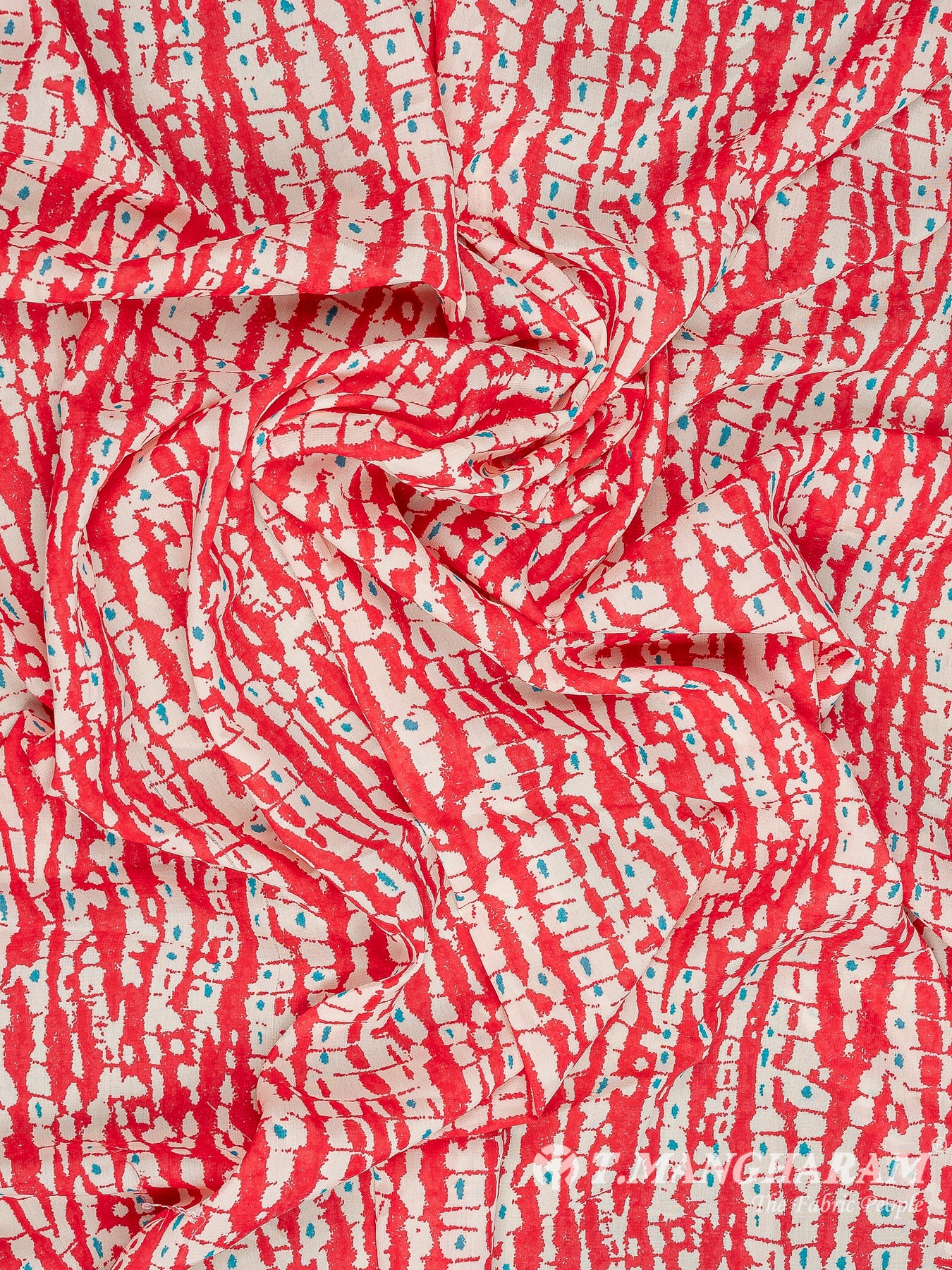 Red Crepe Fabric - EA3114 view-4