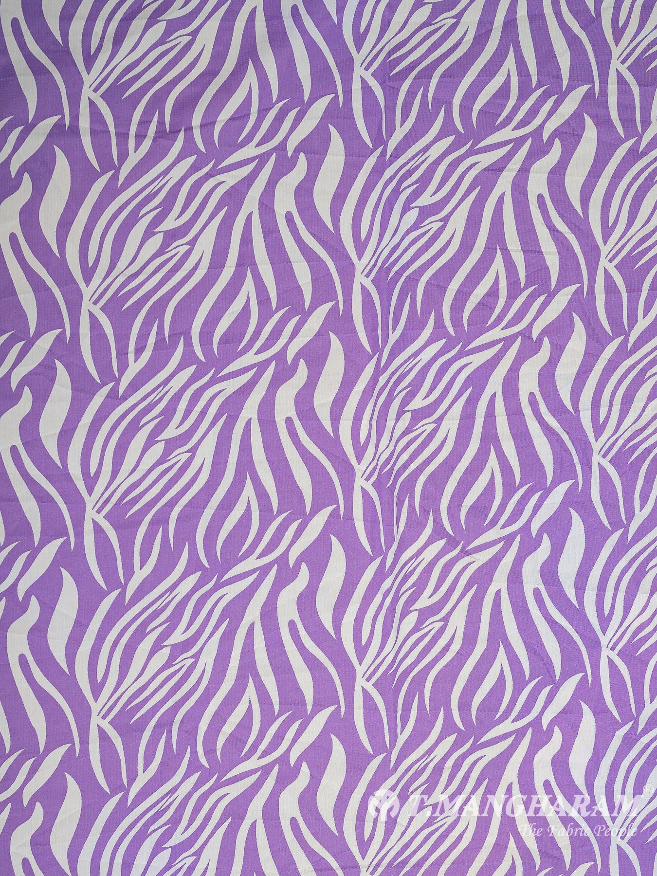 Purple Crepe Fabric - EA3110 view-3