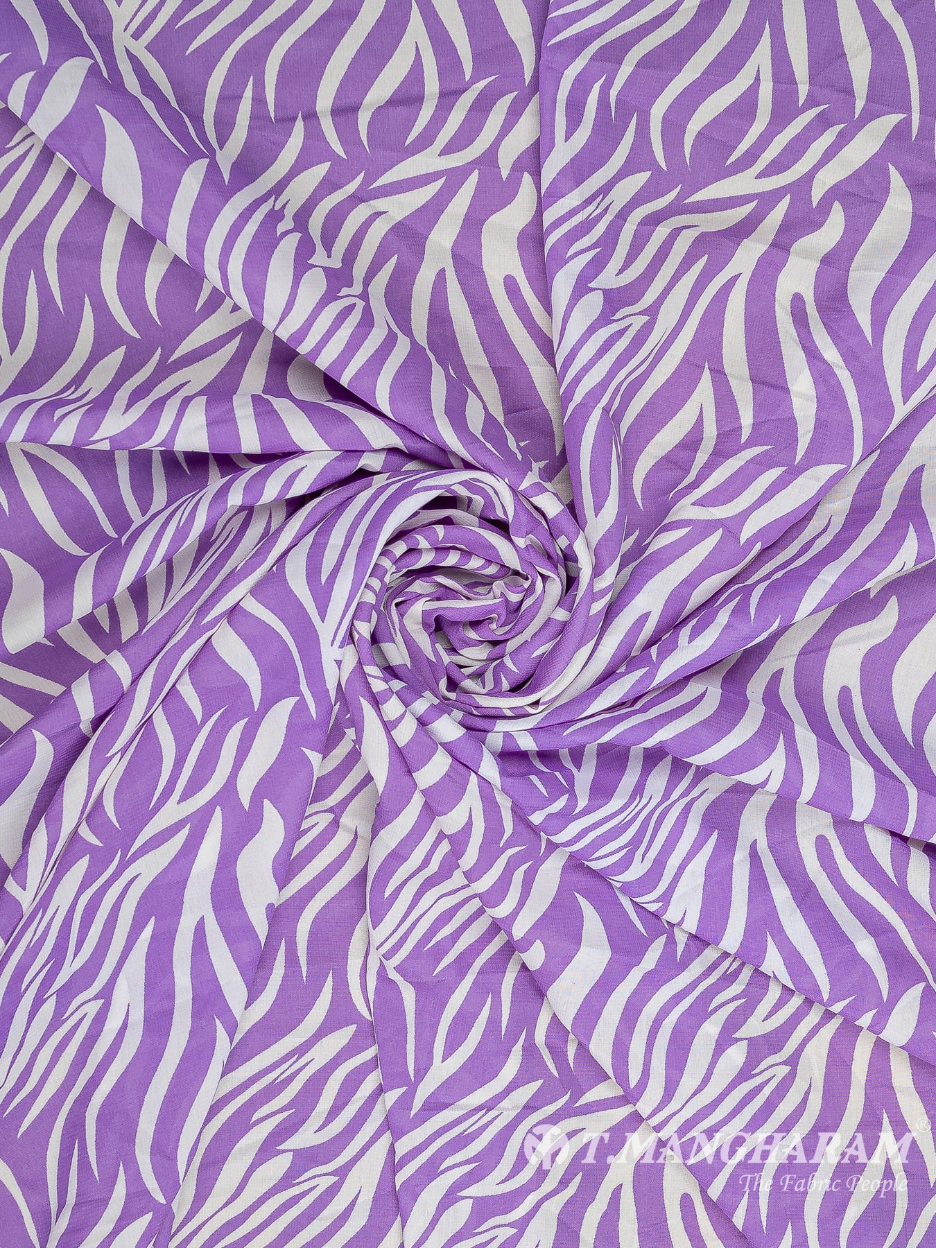 Purple Crepe Fabric - EA3110 view-1