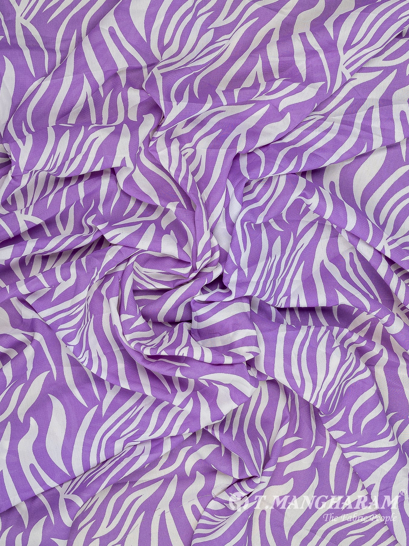 Purple Crepe Fabric - EA3110 view-4