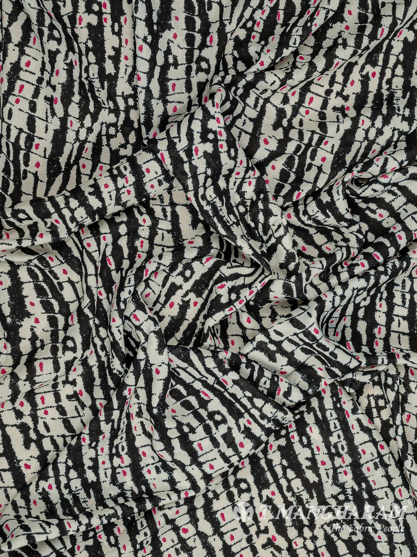 Black Crepe Fabric - EA3113 view-4