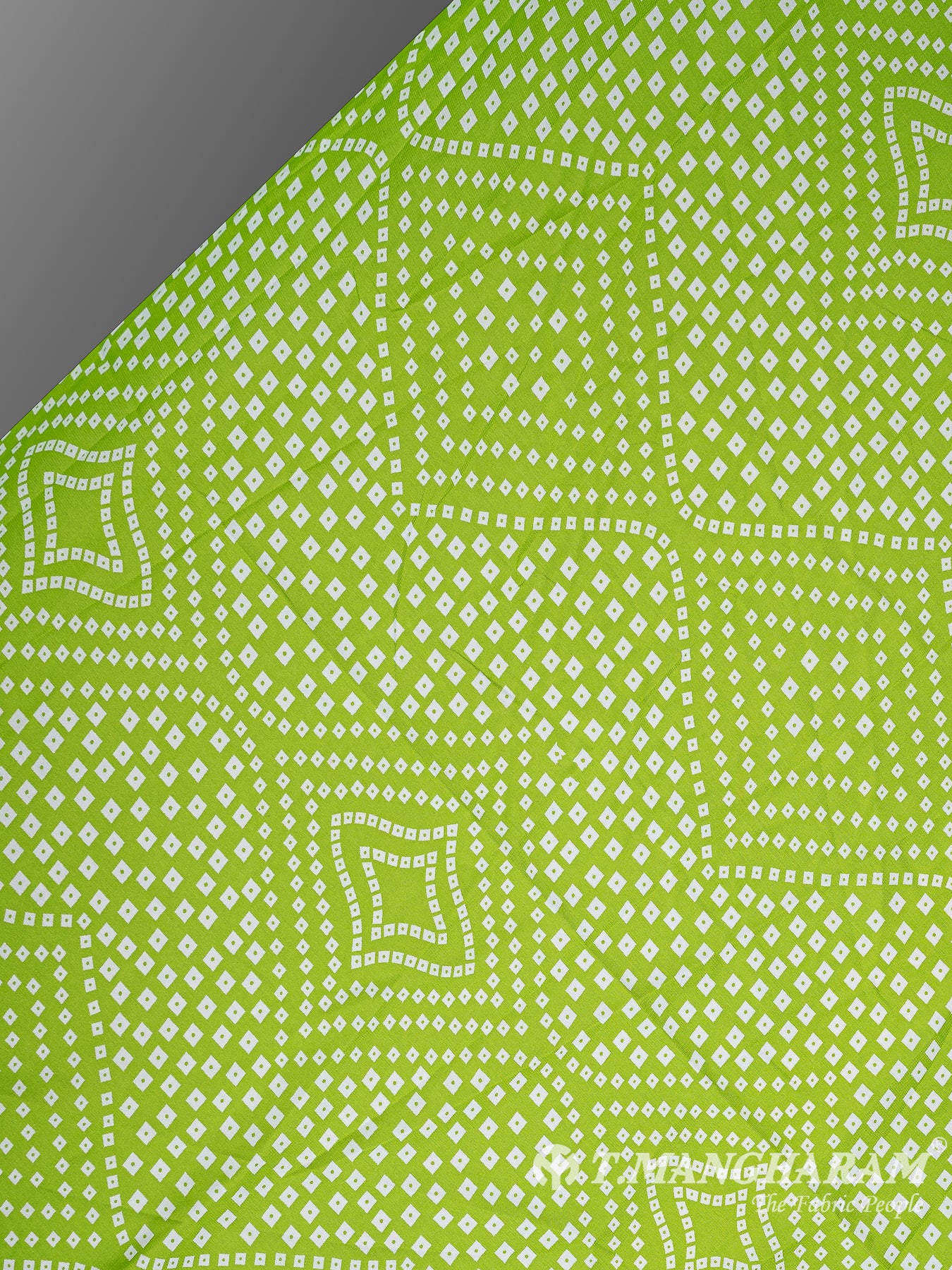 Green Crepe Fabric - EA3108 view-2