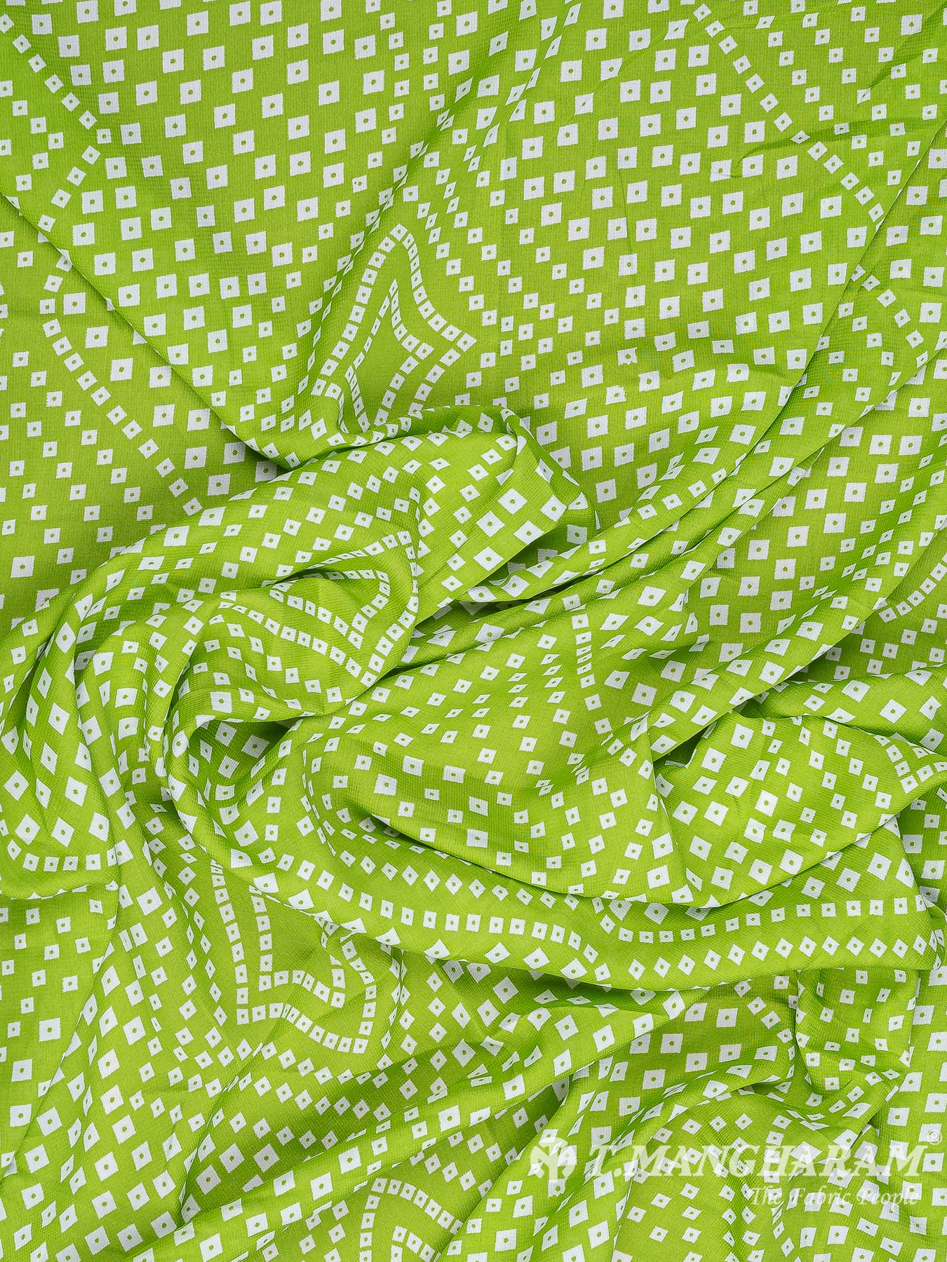 Green Crepe Fabric - EA3108 view-4