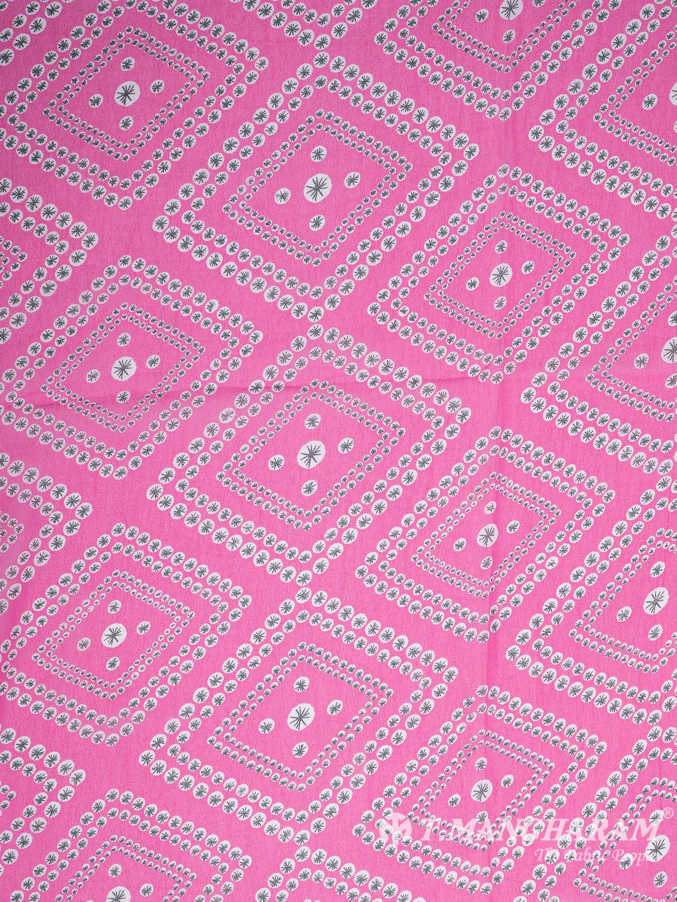 Pink Georgette Fabric - EA3139 view-3