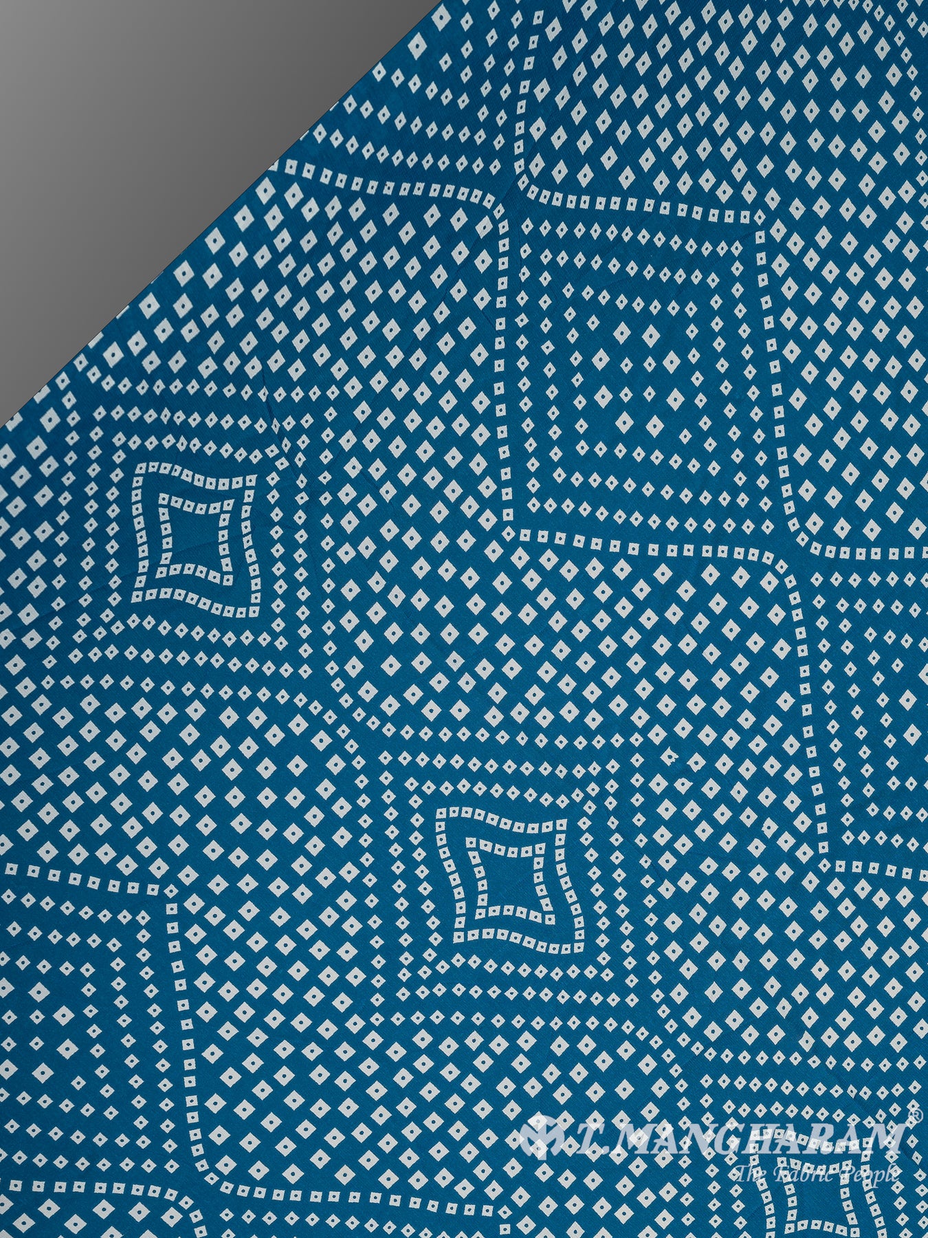 Blue Georgette Fabric - EA3104 view-2