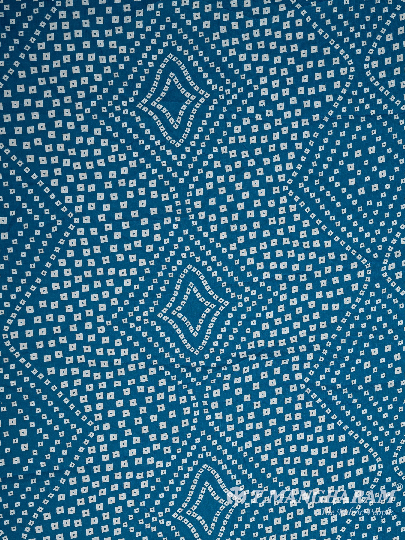 Blue Georgette Fabric - EA3104 view-3