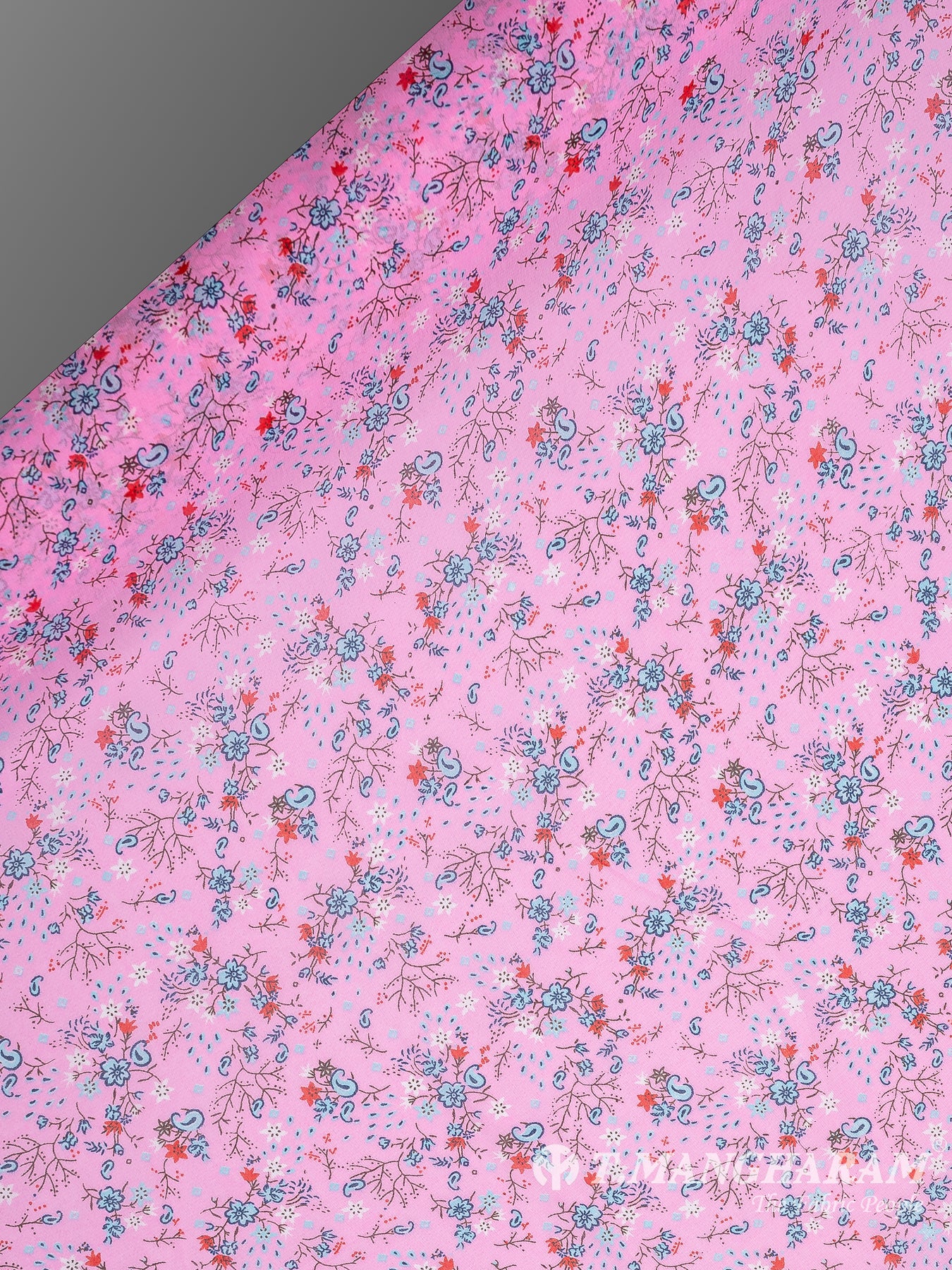 Pink Georgette Fabric - EA3094 view-2
