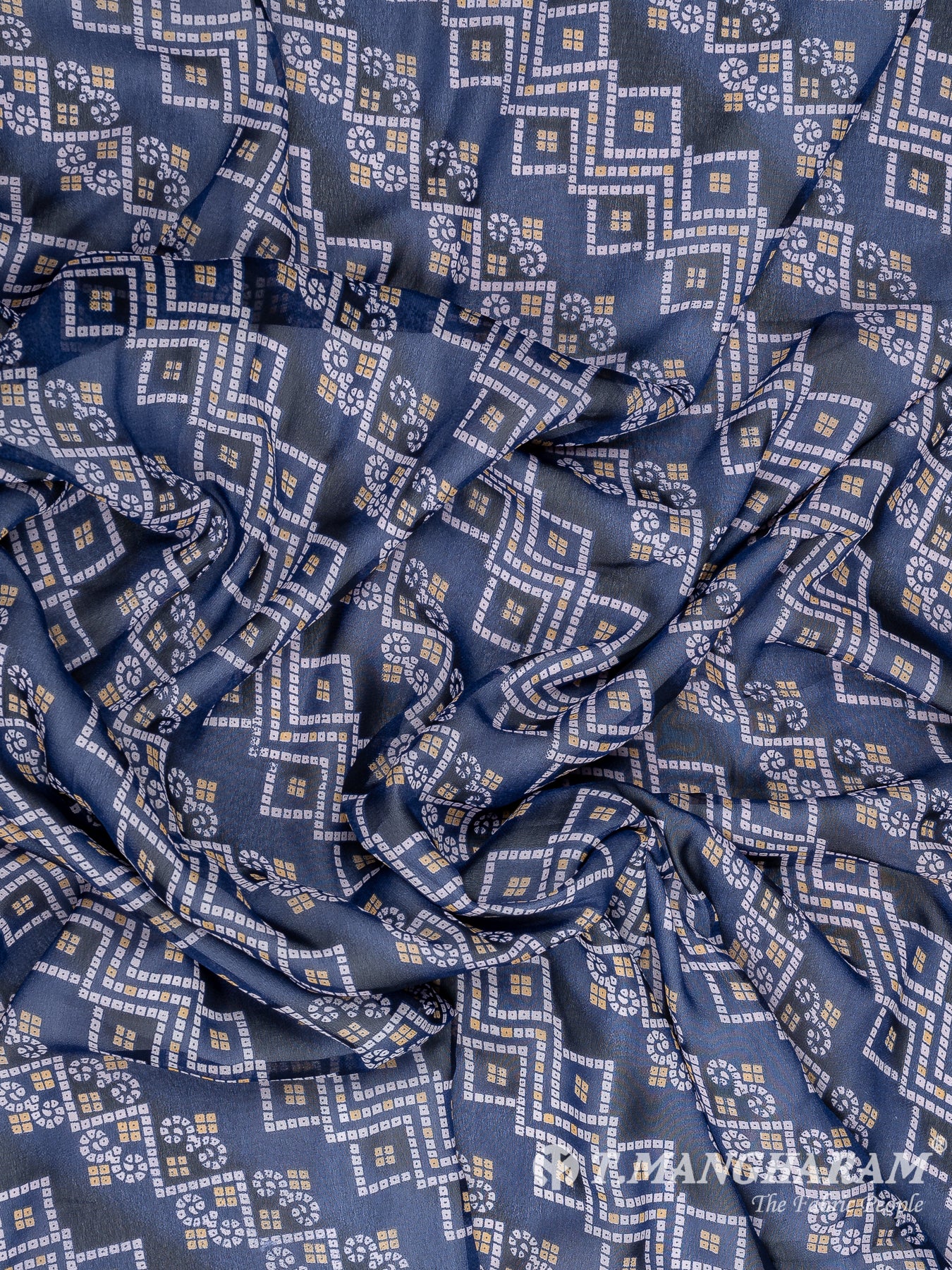 Black Georgette Fabric - EA3160