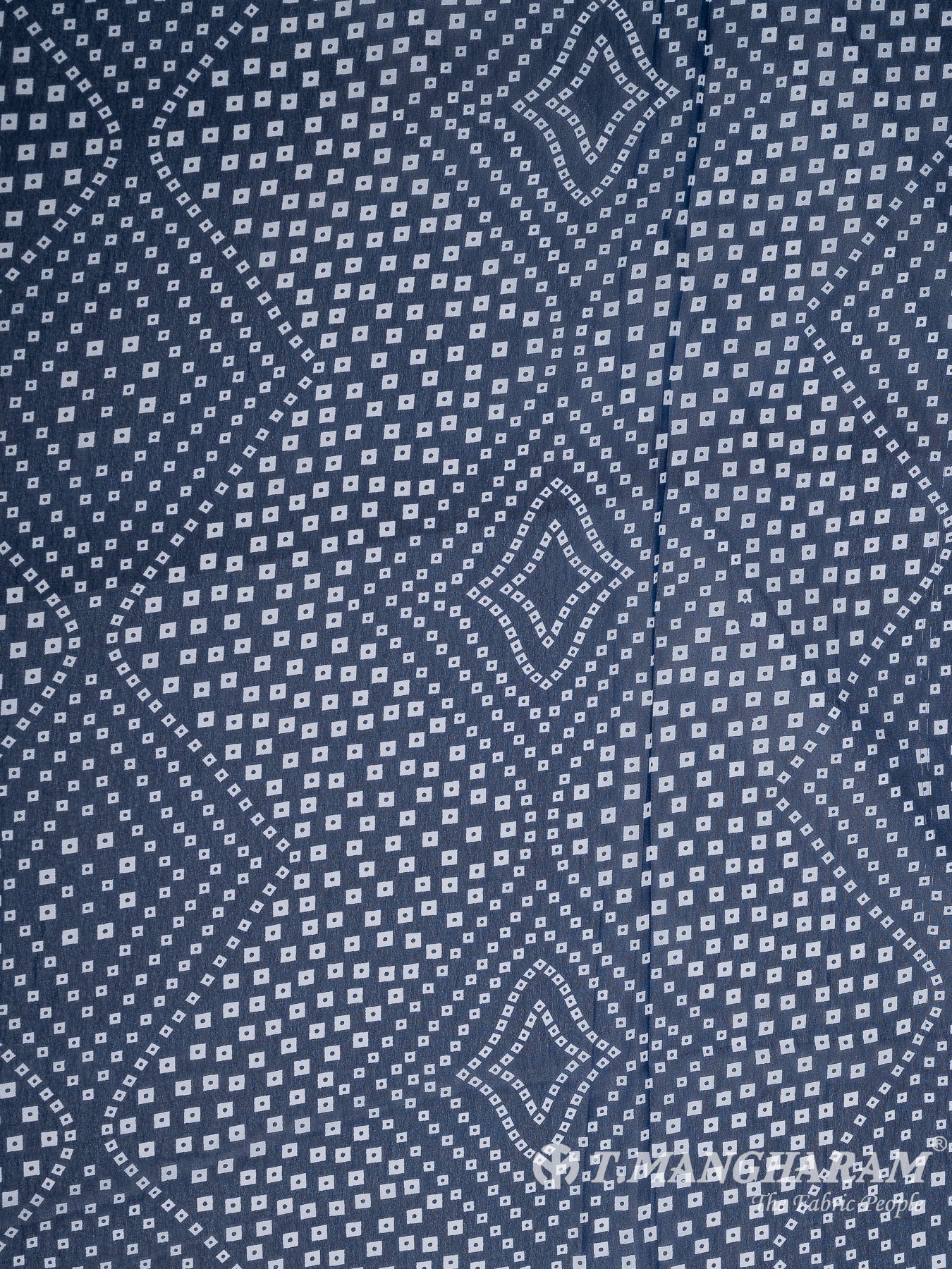Blue Georgette Fabric - EA3153 view-3