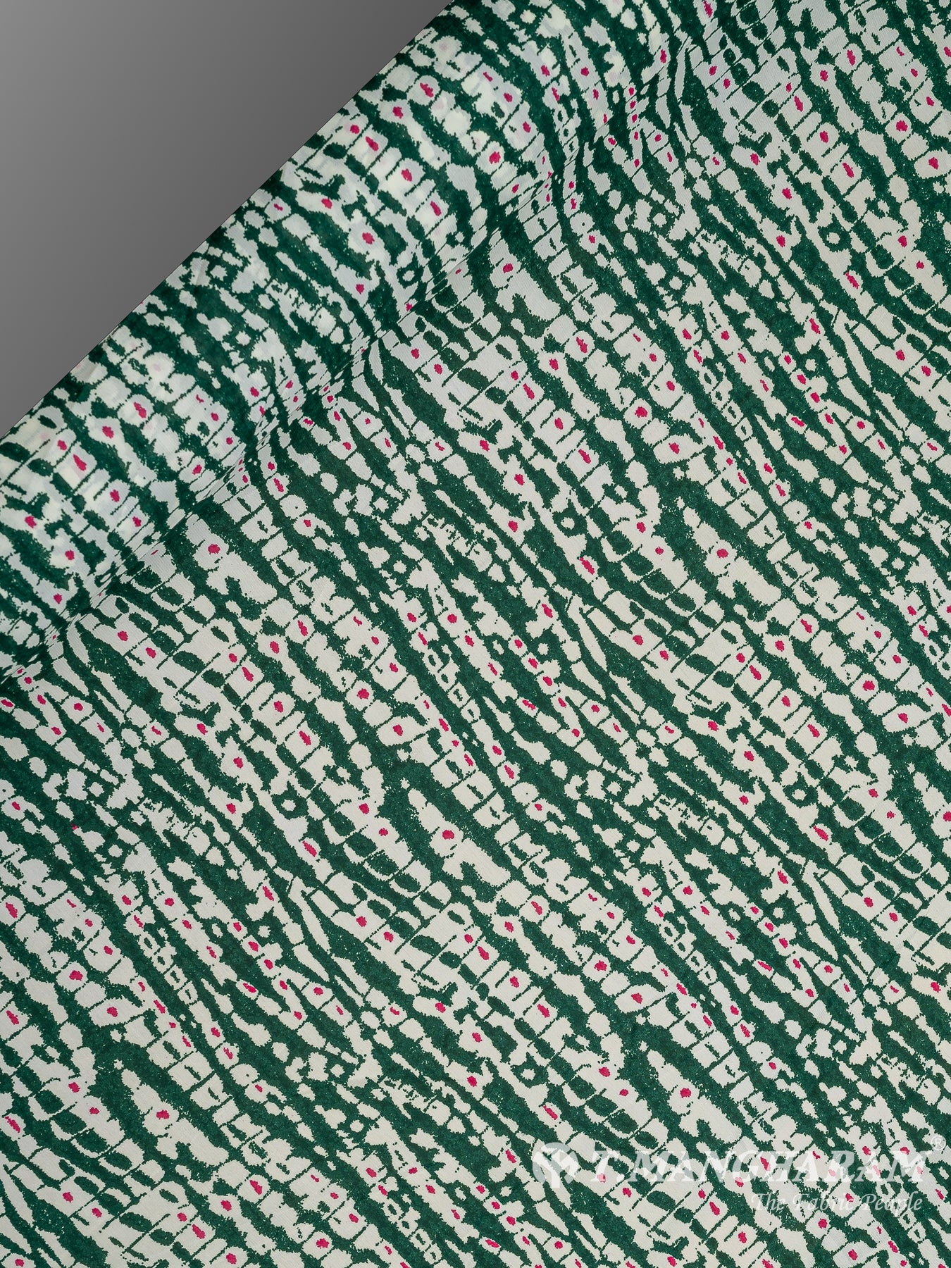 Green Crepe Fabric - EA3117 view-2