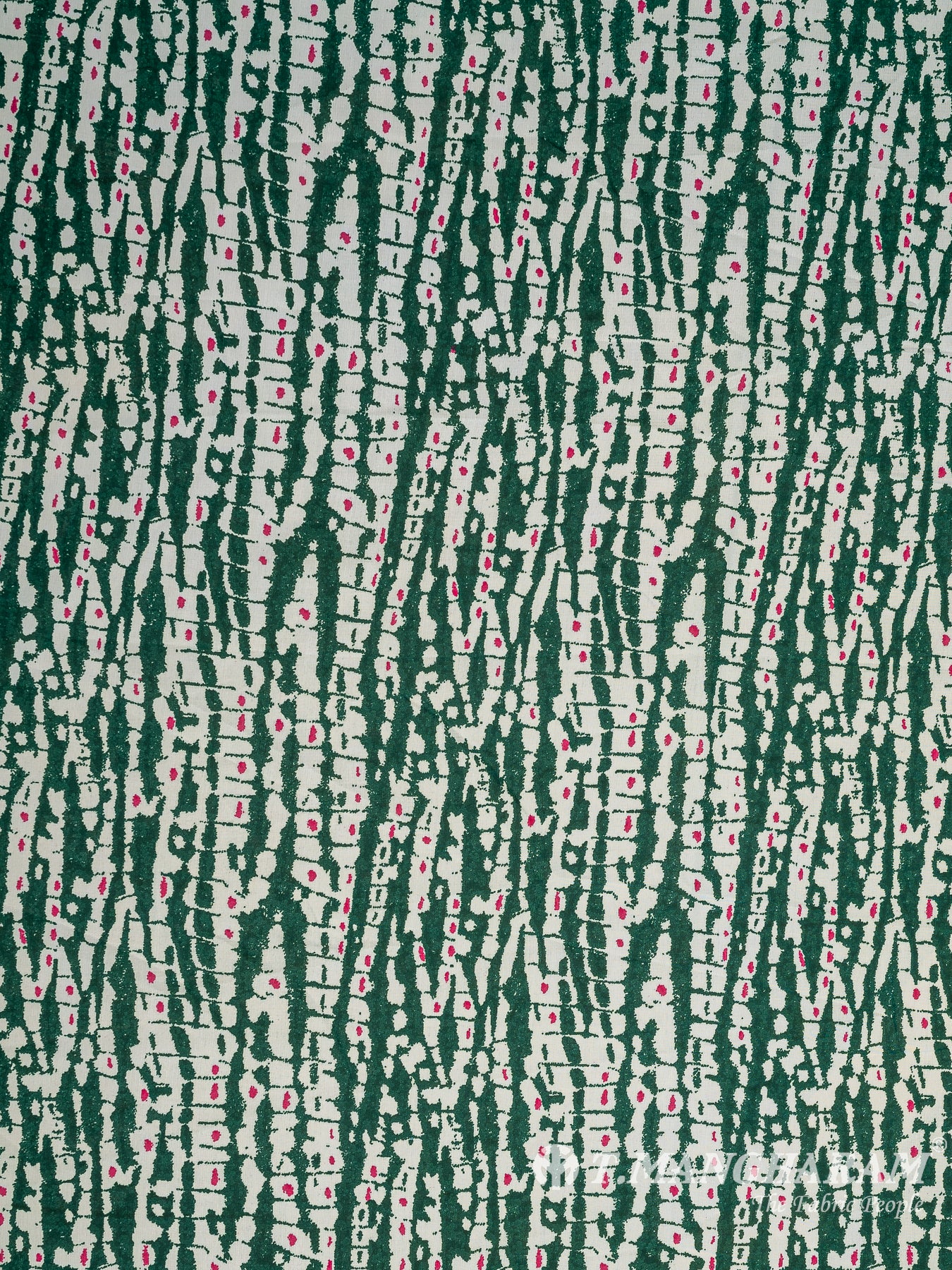 Green Crepe Fabric - EA3117 view-3