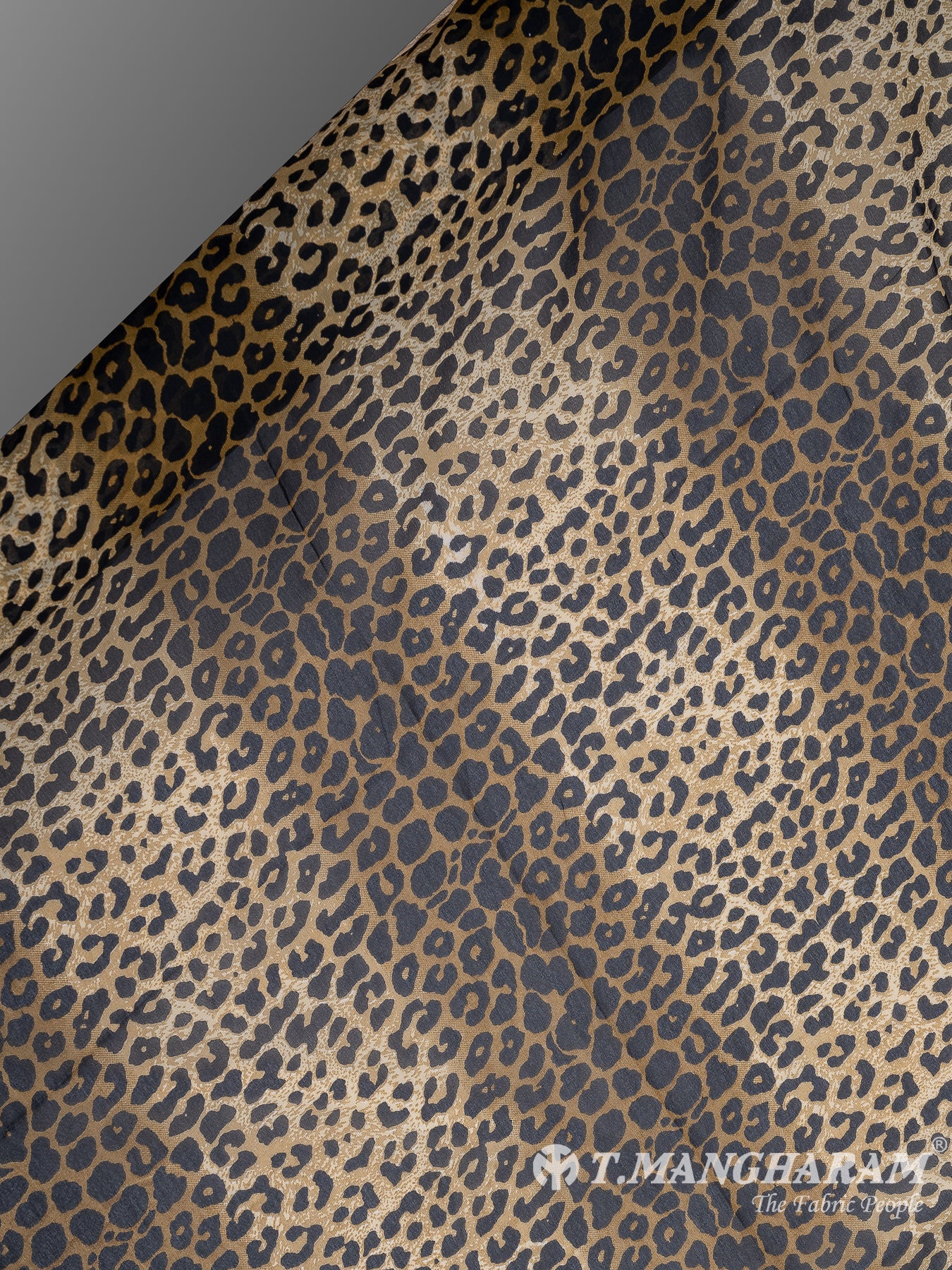 Brown Georgette Fabric - EA3073 view-2