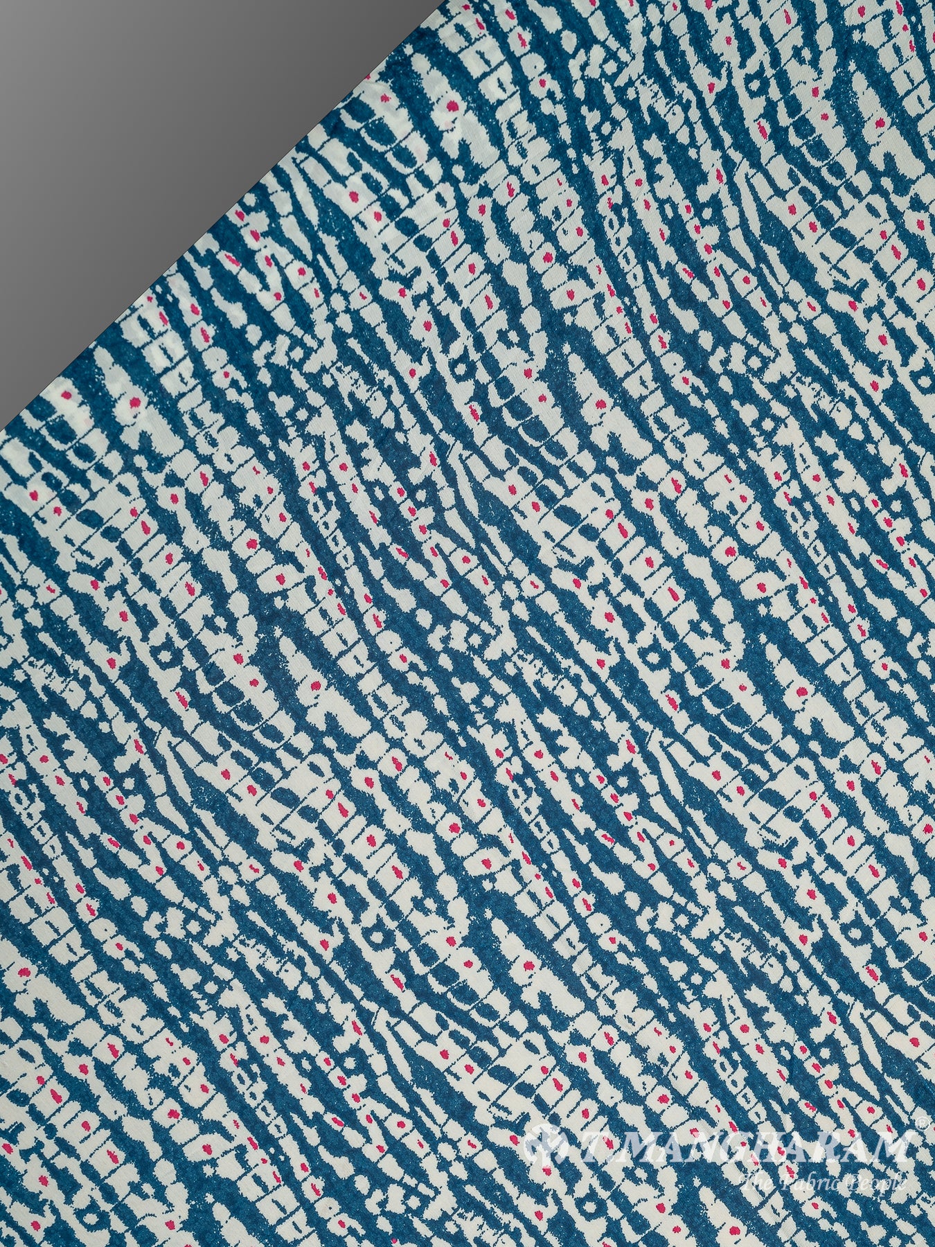 Blue Crepe Fabric - EA3116