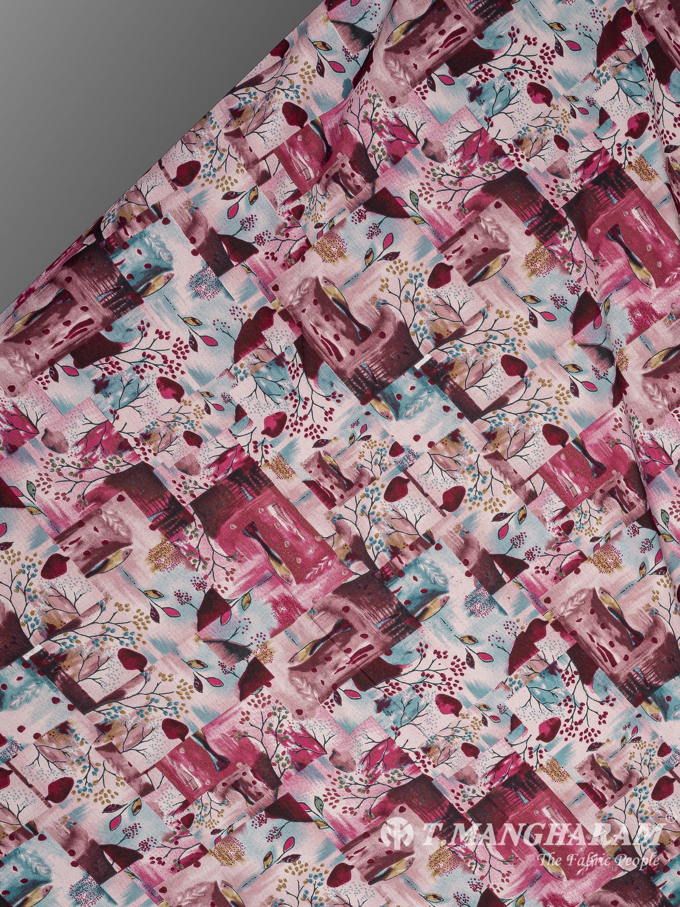 Pink Crepe Fabric - EC10485 view-2