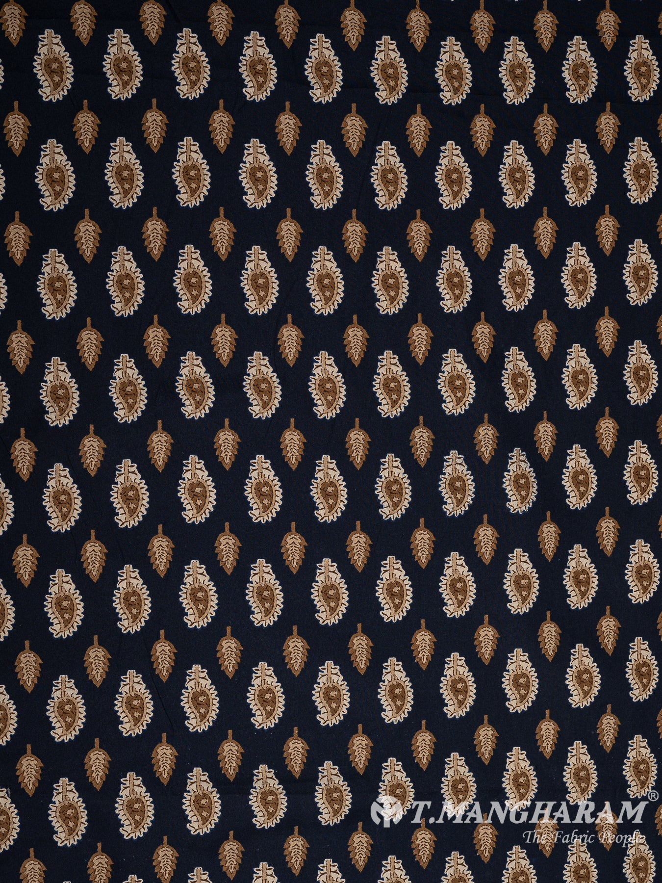 Blue Crepe Fabric - EC10468 view-3