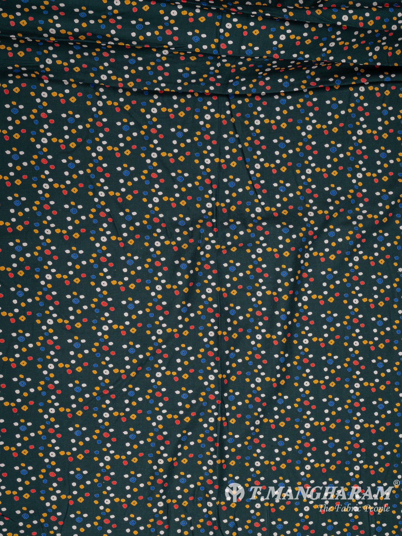Green Rayon Cotton Fabric - EA3220 view-3
