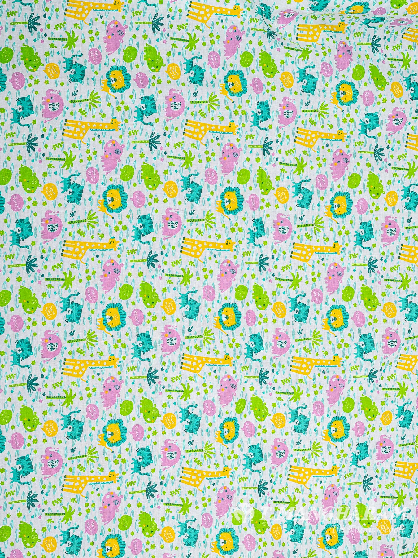 White Cotton Fabric - EB7536 view-3