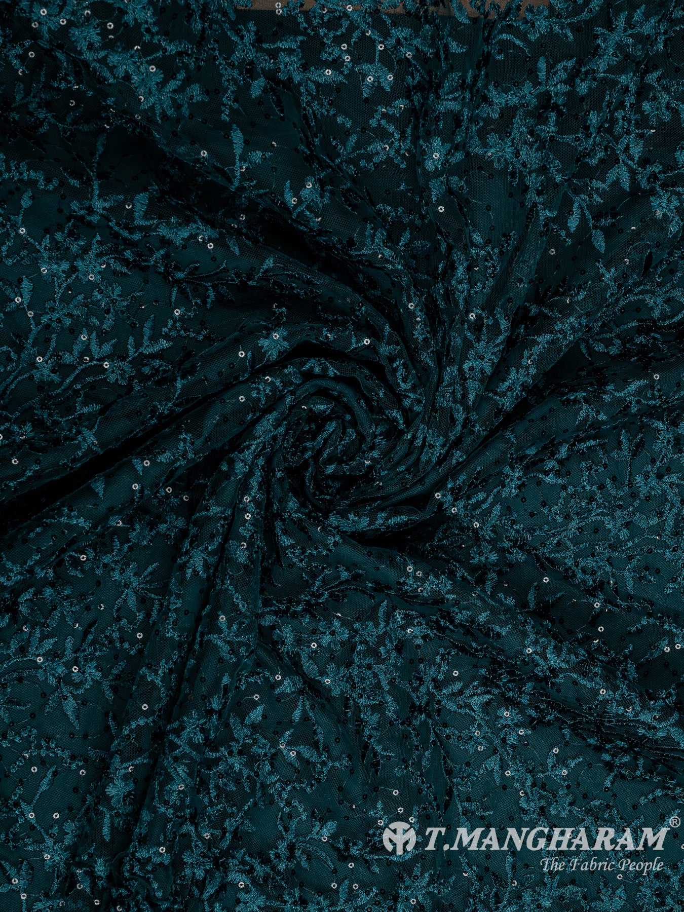 Green Net Embroidery Fabric - EA3274 view-1