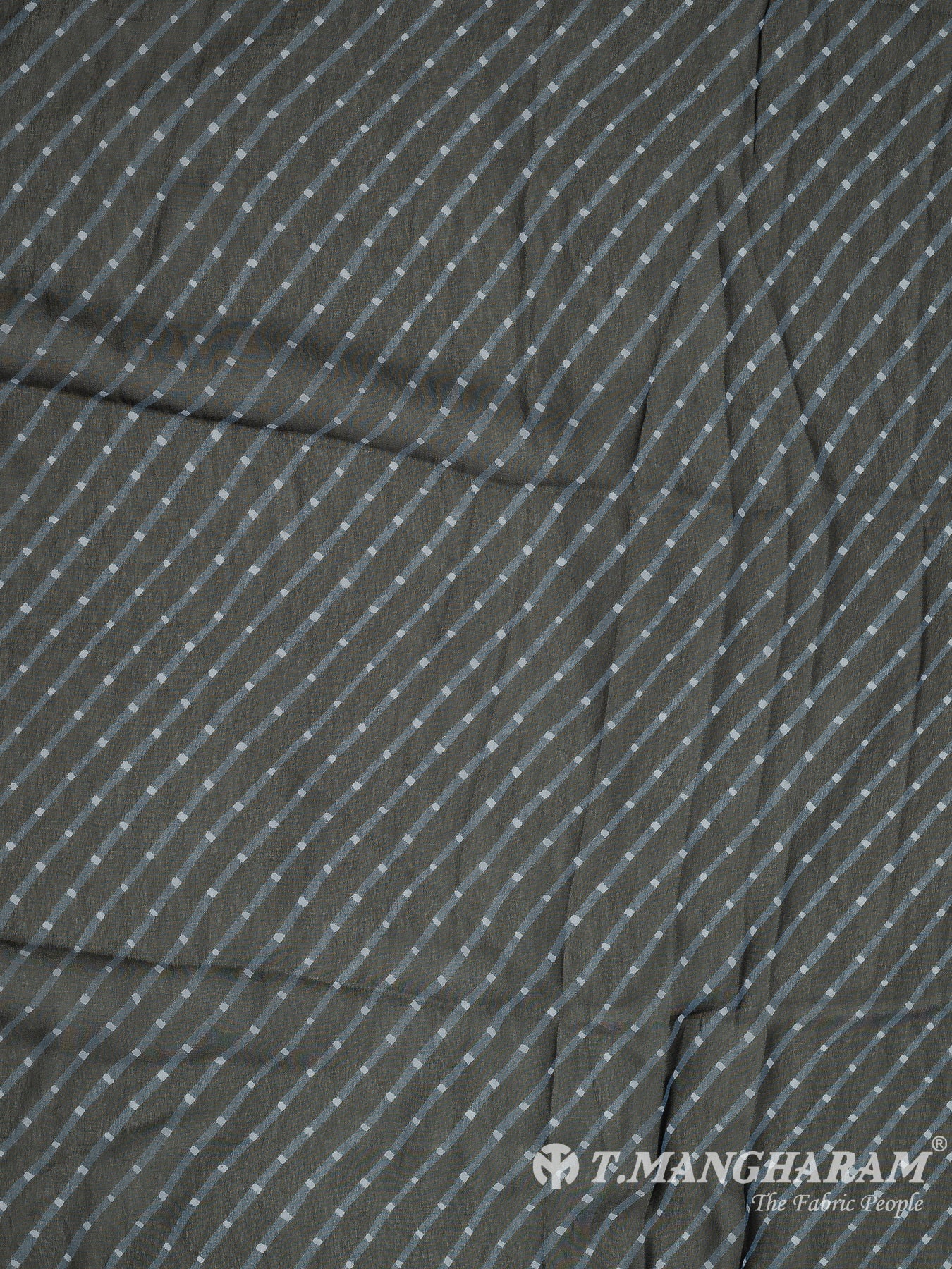 Blue Georgette Fabric - EC10766 view-3