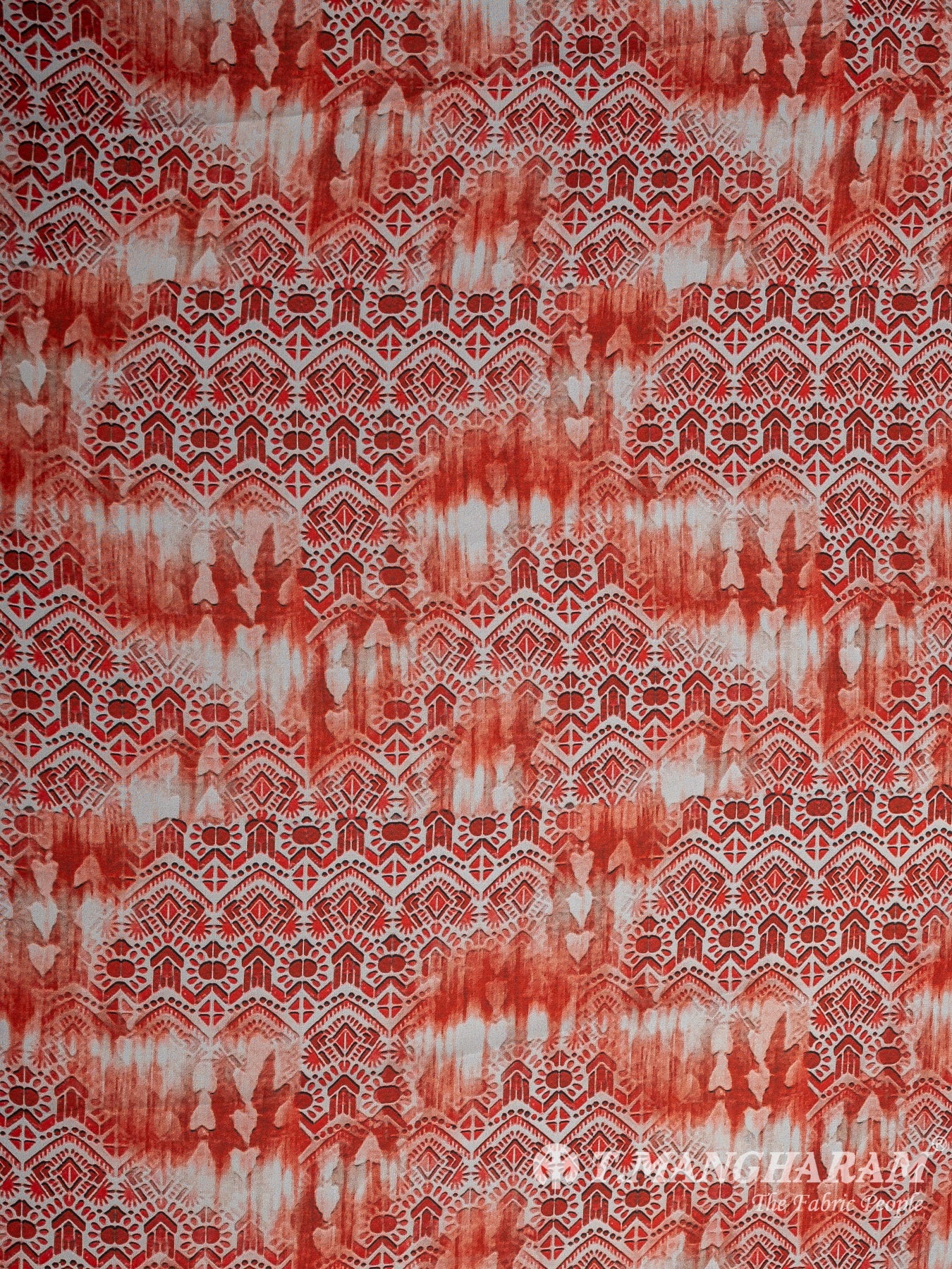 Red Crepe Fabric - EC10688