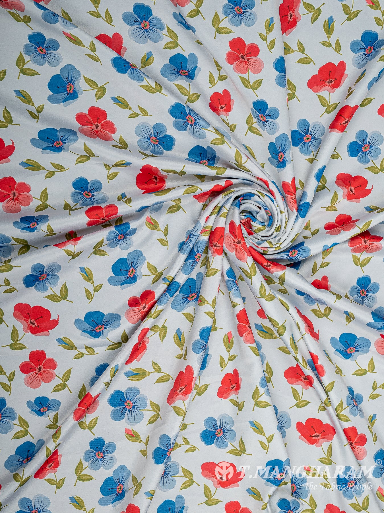 White Satin Fabric - EC10692