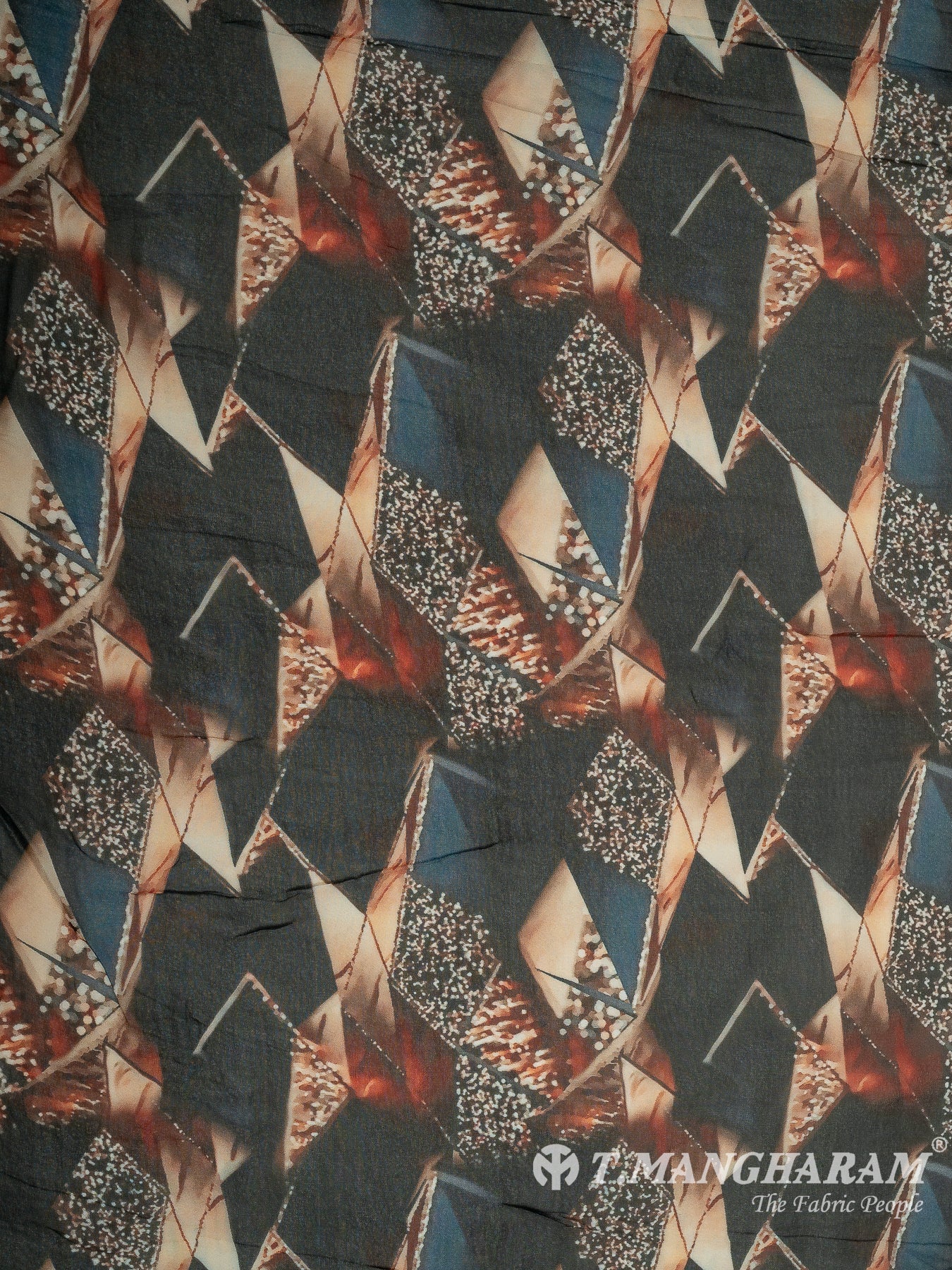 Black Georgette Fabric - EC10745