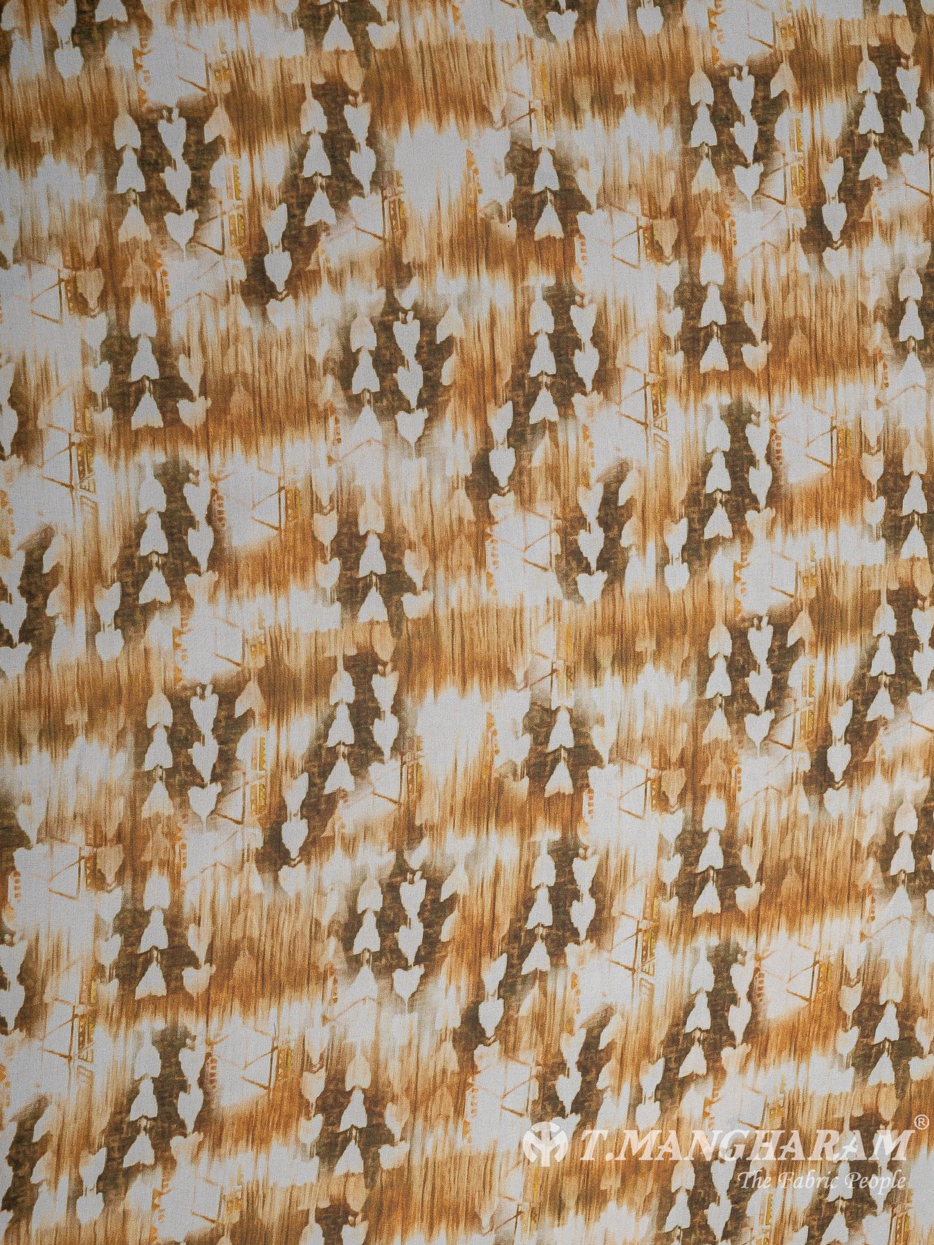 Brown Crepe Fabric - EC10675