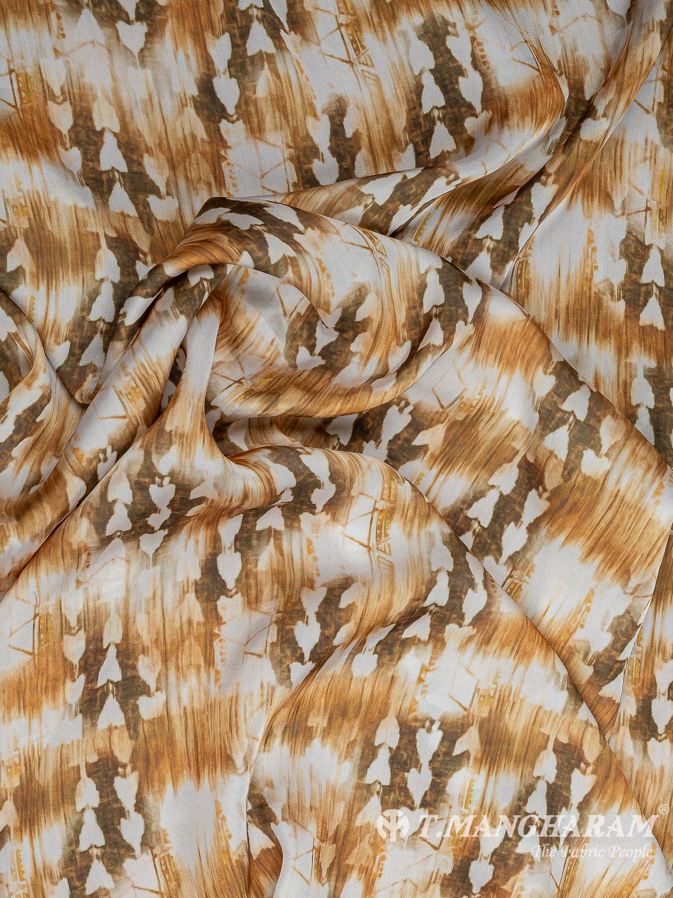 Brown Crepe Fabric - EC10675