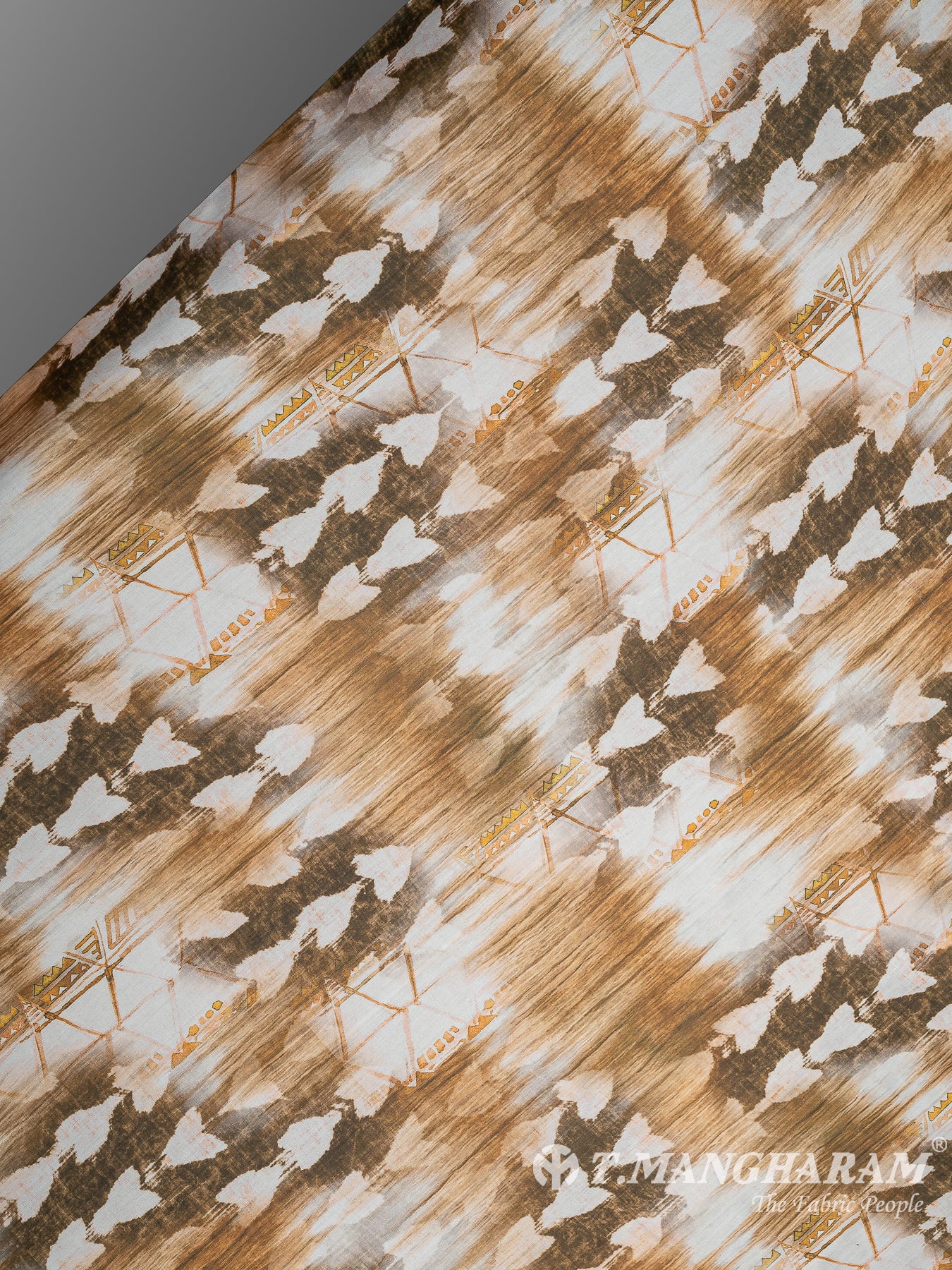 Brown Satin Fabric - EC10669