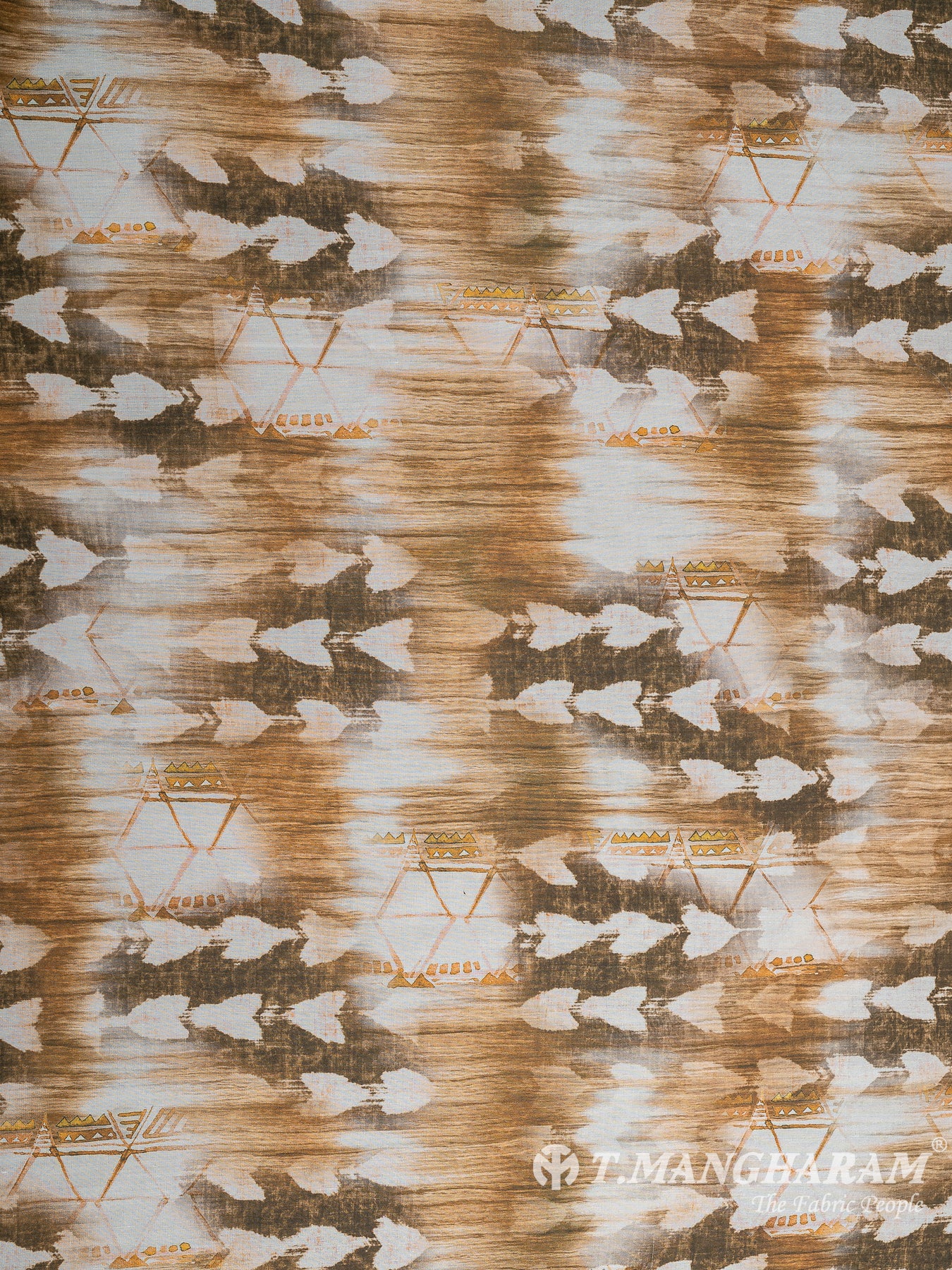 Brown Satin Fabric - EC10669