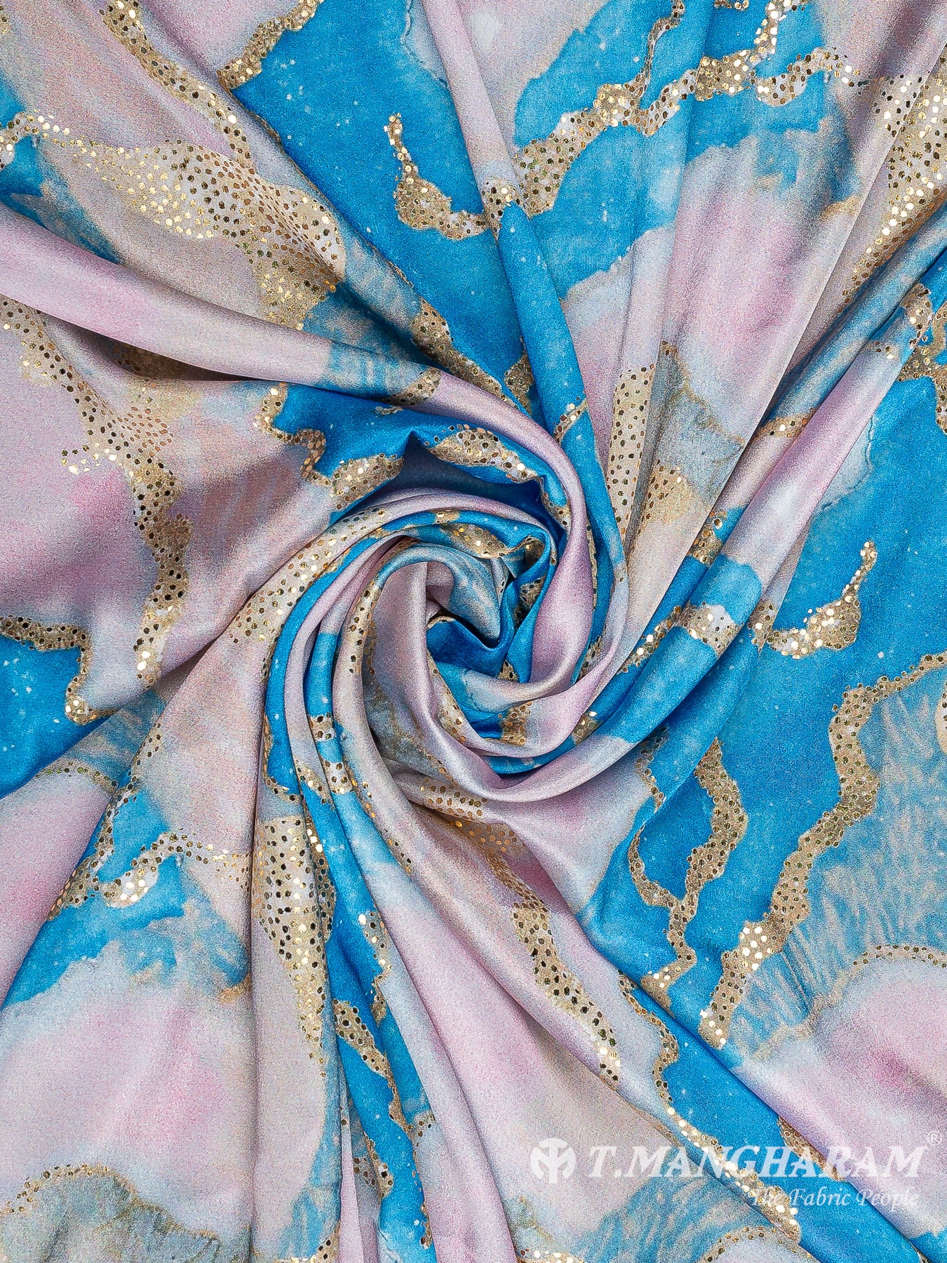 Multicolor Satin Fabric - EA3258