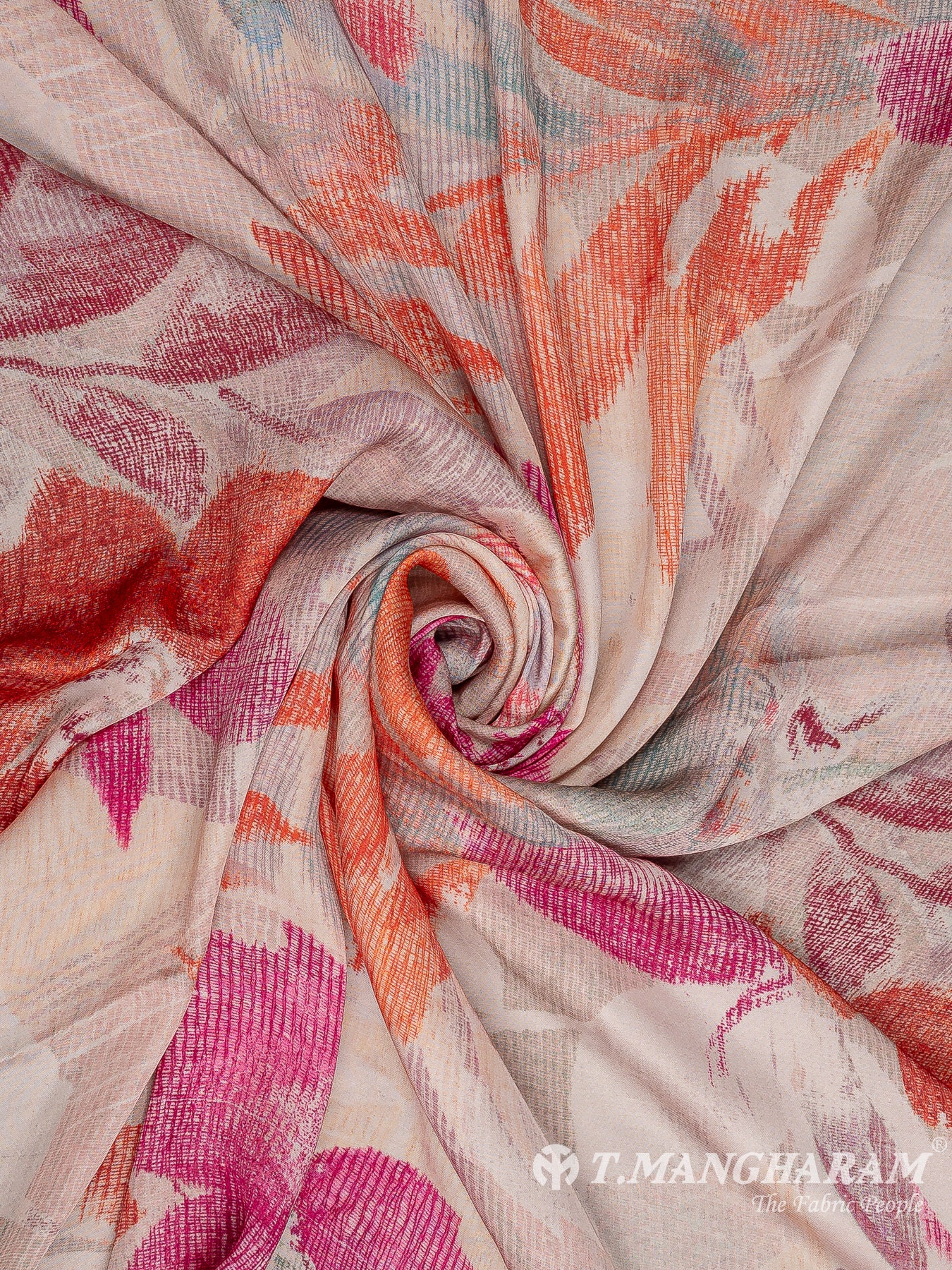 Peach Satin Fabric - EA3431