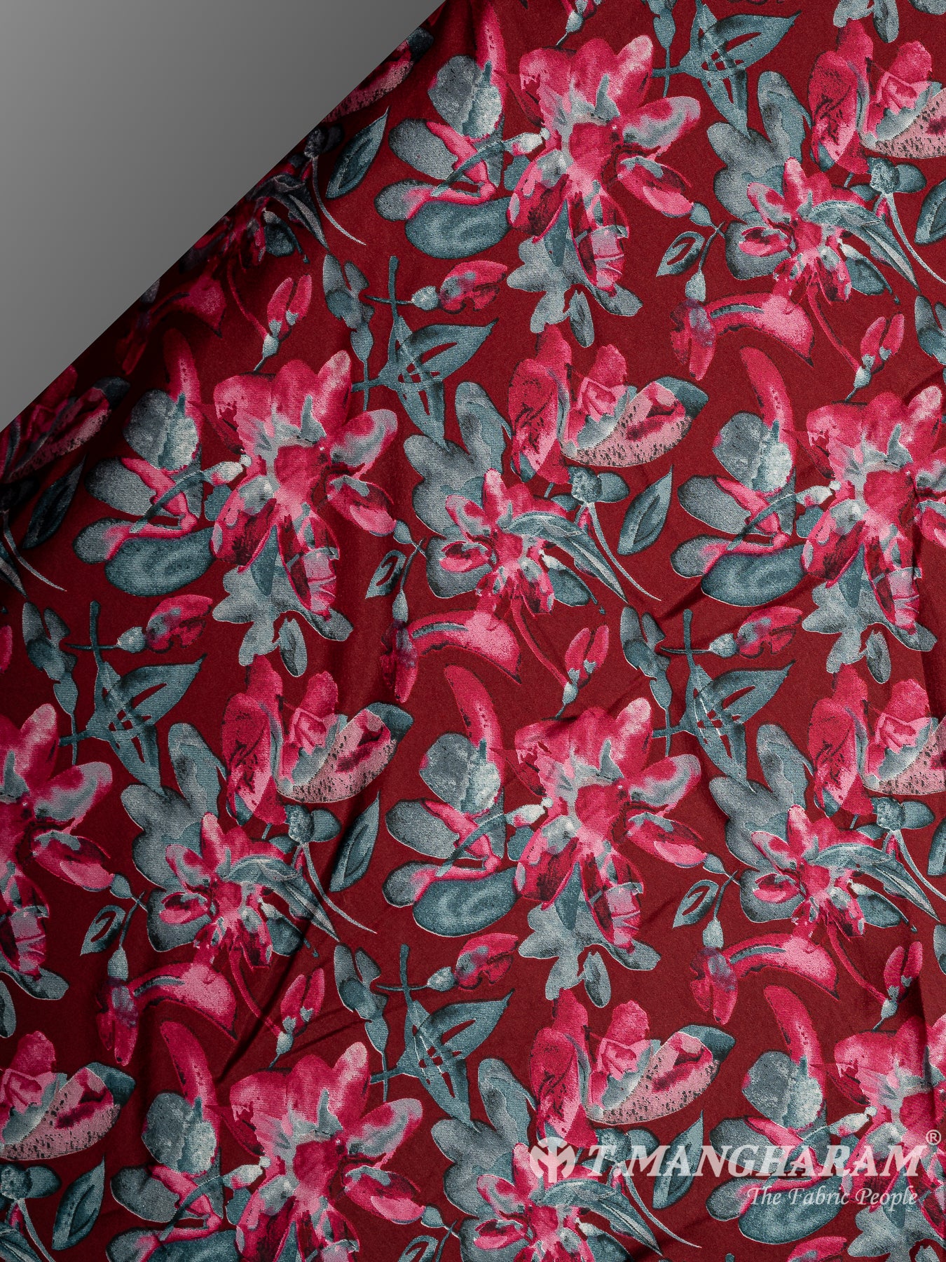 Maroon Satin Fabric - EB8296