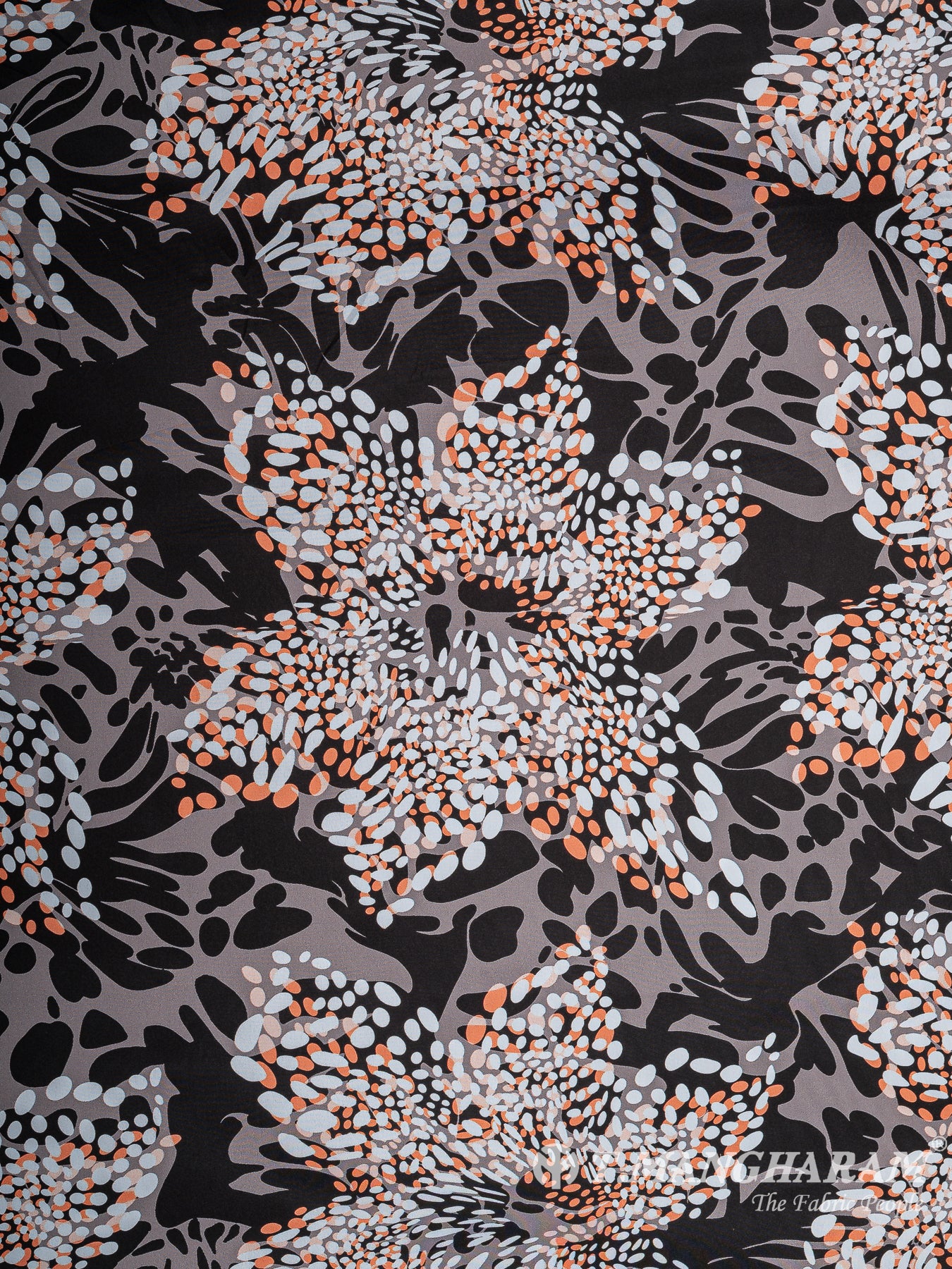 Black Crepe Fabric - EB8500