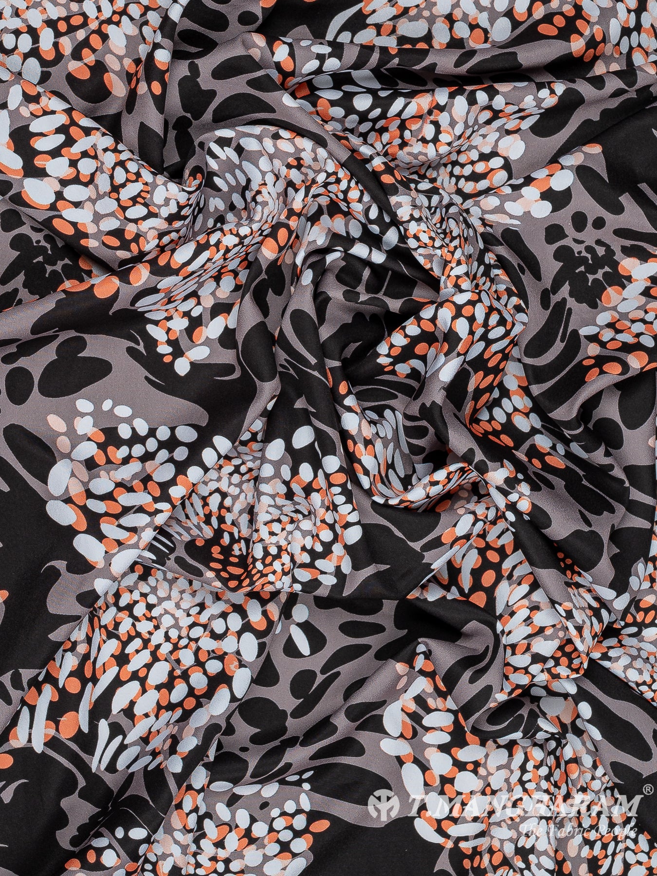 Black Crepe Fabric - EB8500