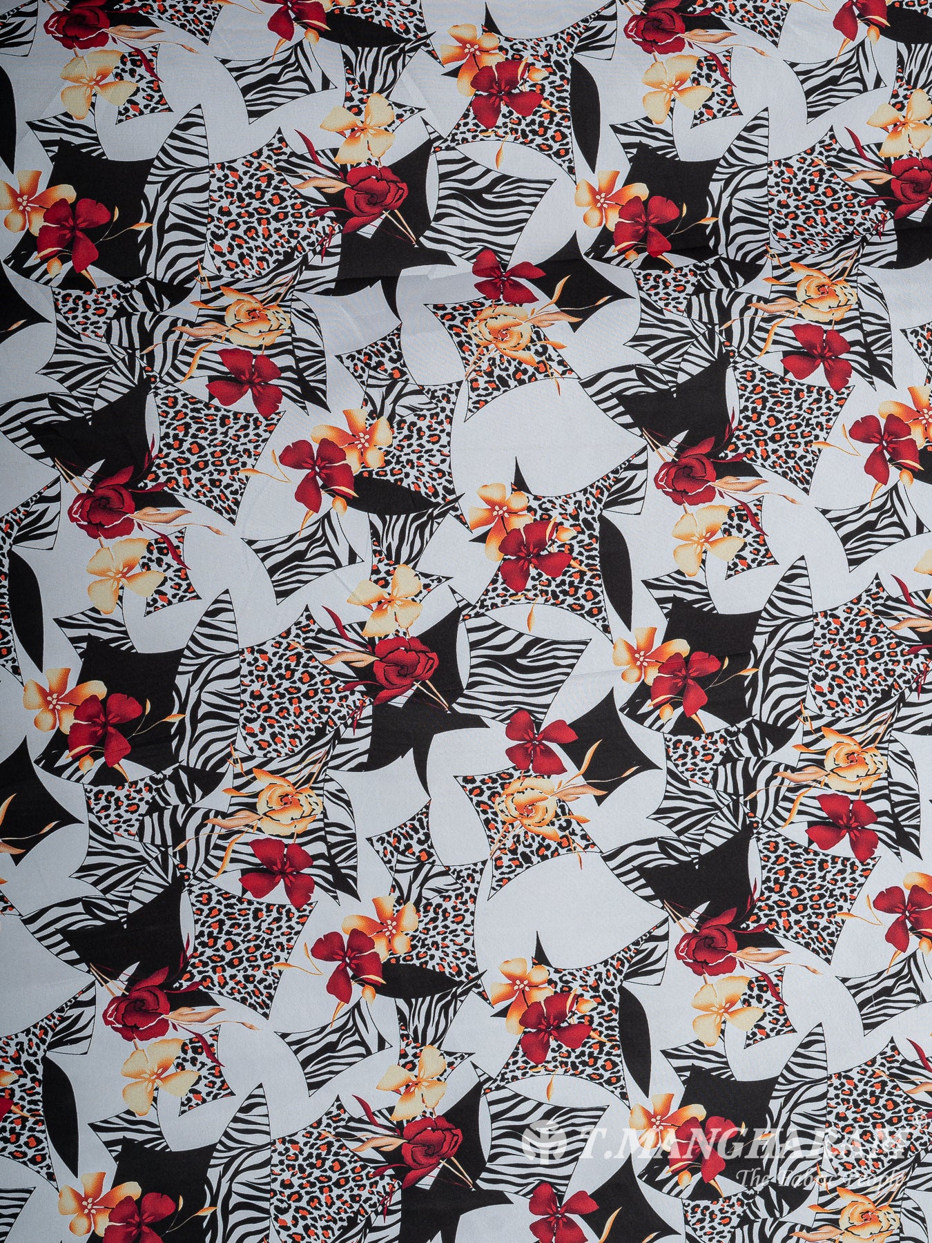 White Crepe Fabric - EB8499
