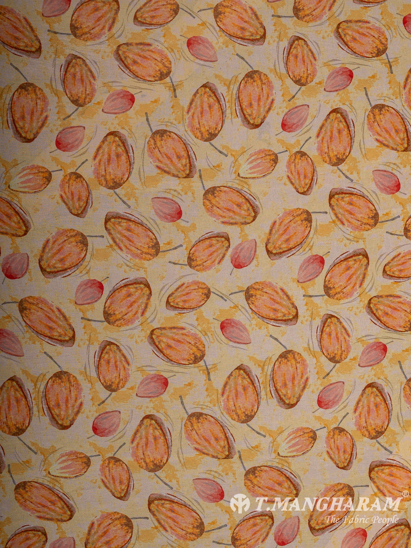 Yellow Georgette Fabric - EB8417